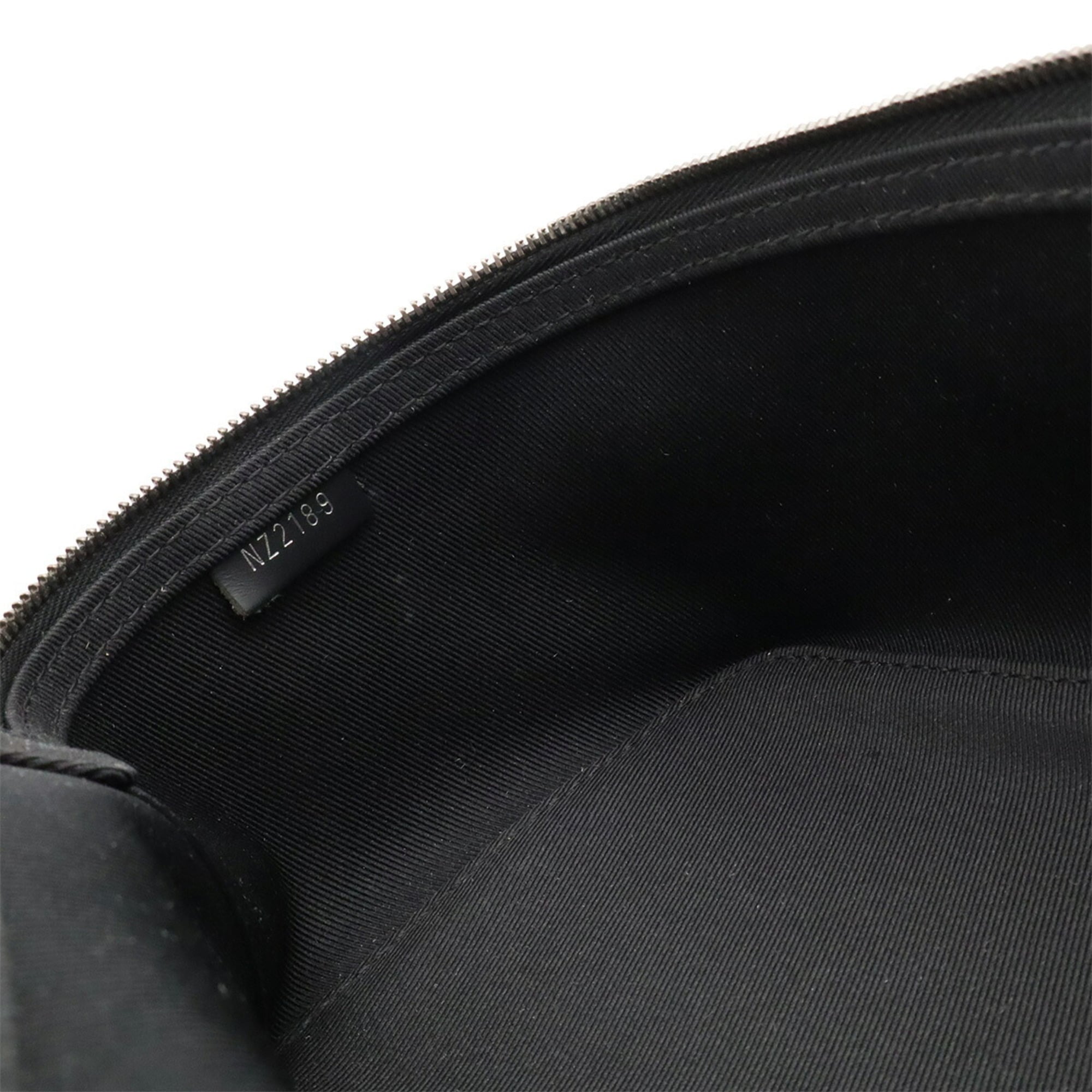 Louis Vuitton Black Gray Monogram Eclipse Canvas Leather Pouch (Pre-Owned)