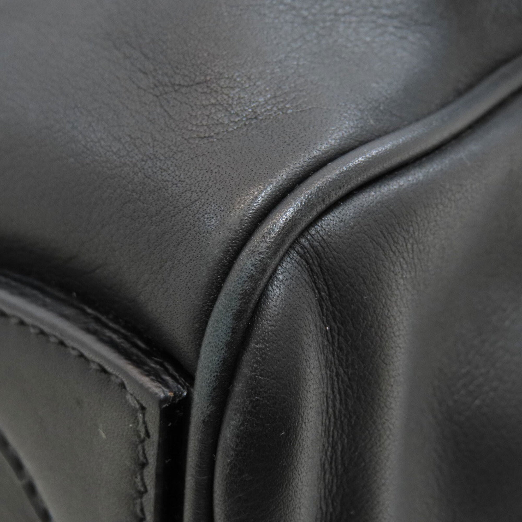 Prada Black Leather Boston Bag (Pre-Owned)