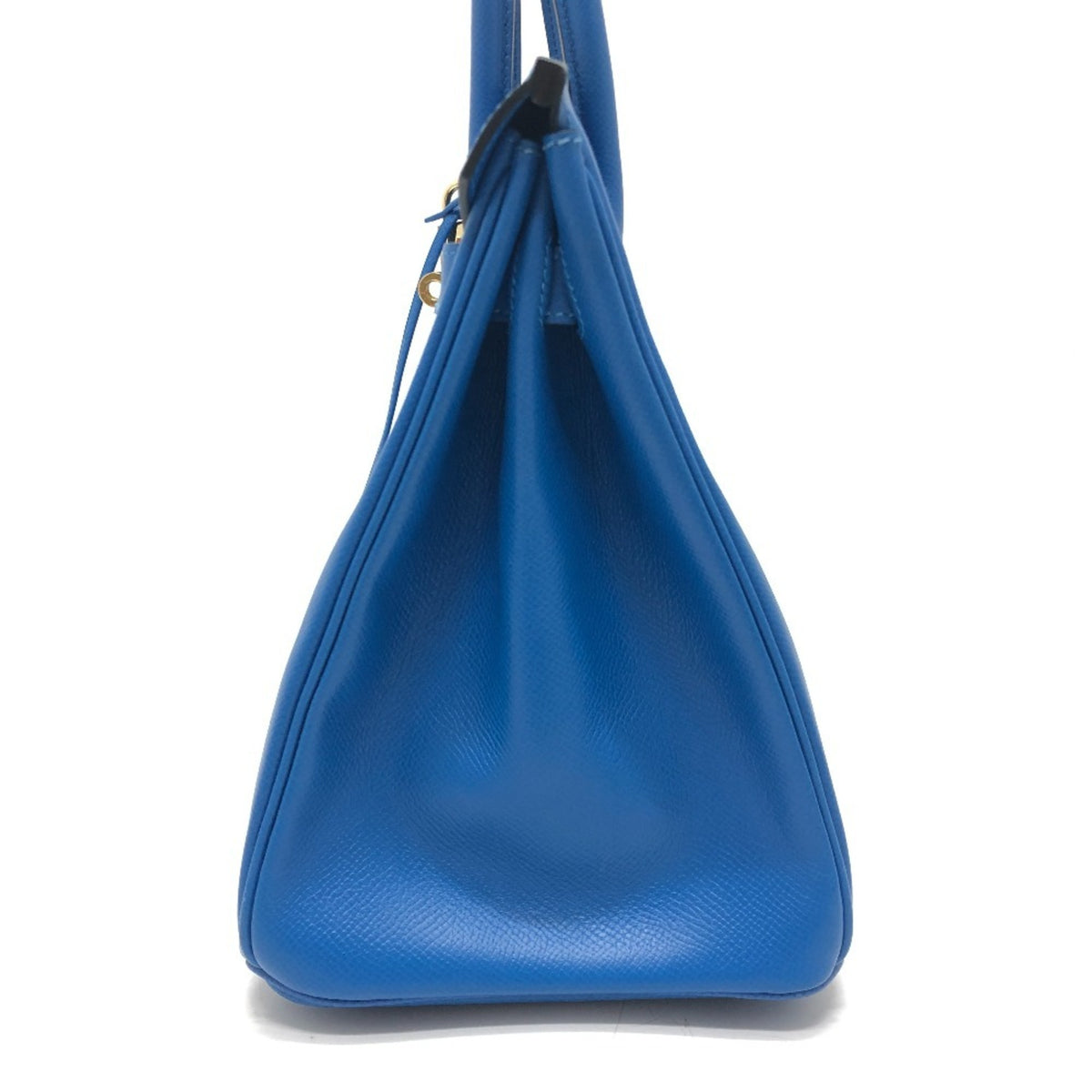 Hermes Blue Blue Hydra Epsom Leather Handbag (Pre-Owned)
