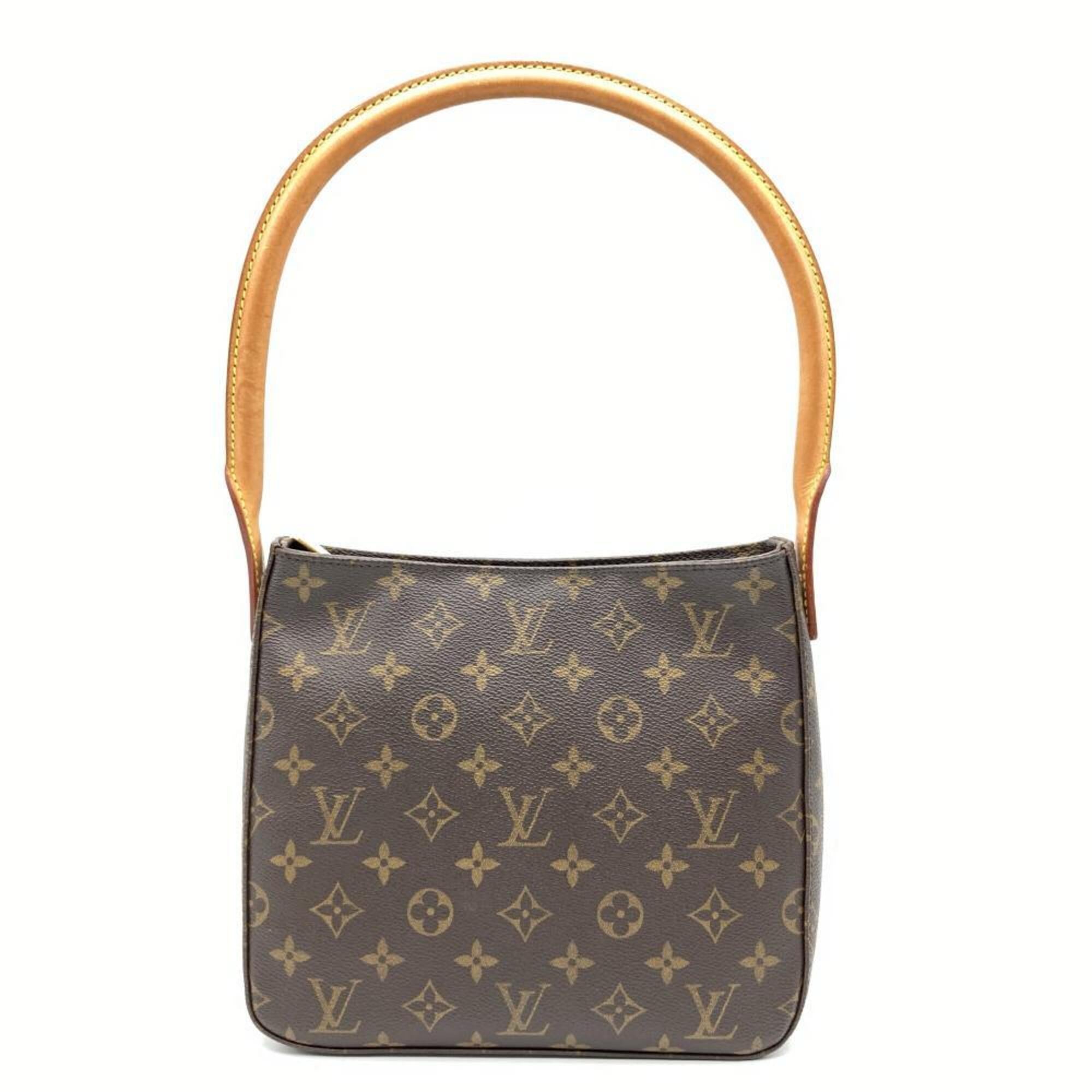 Louis Vuitton Brown Monogram Canvas Shoulder Bag (Pre-Owned)