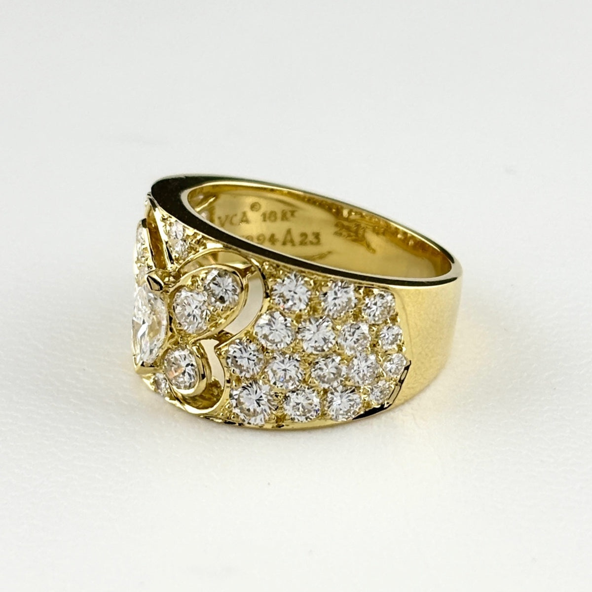 Van Cleef & Arpels Yellow Gold (18K) Band Ring (Pre-Owned)
