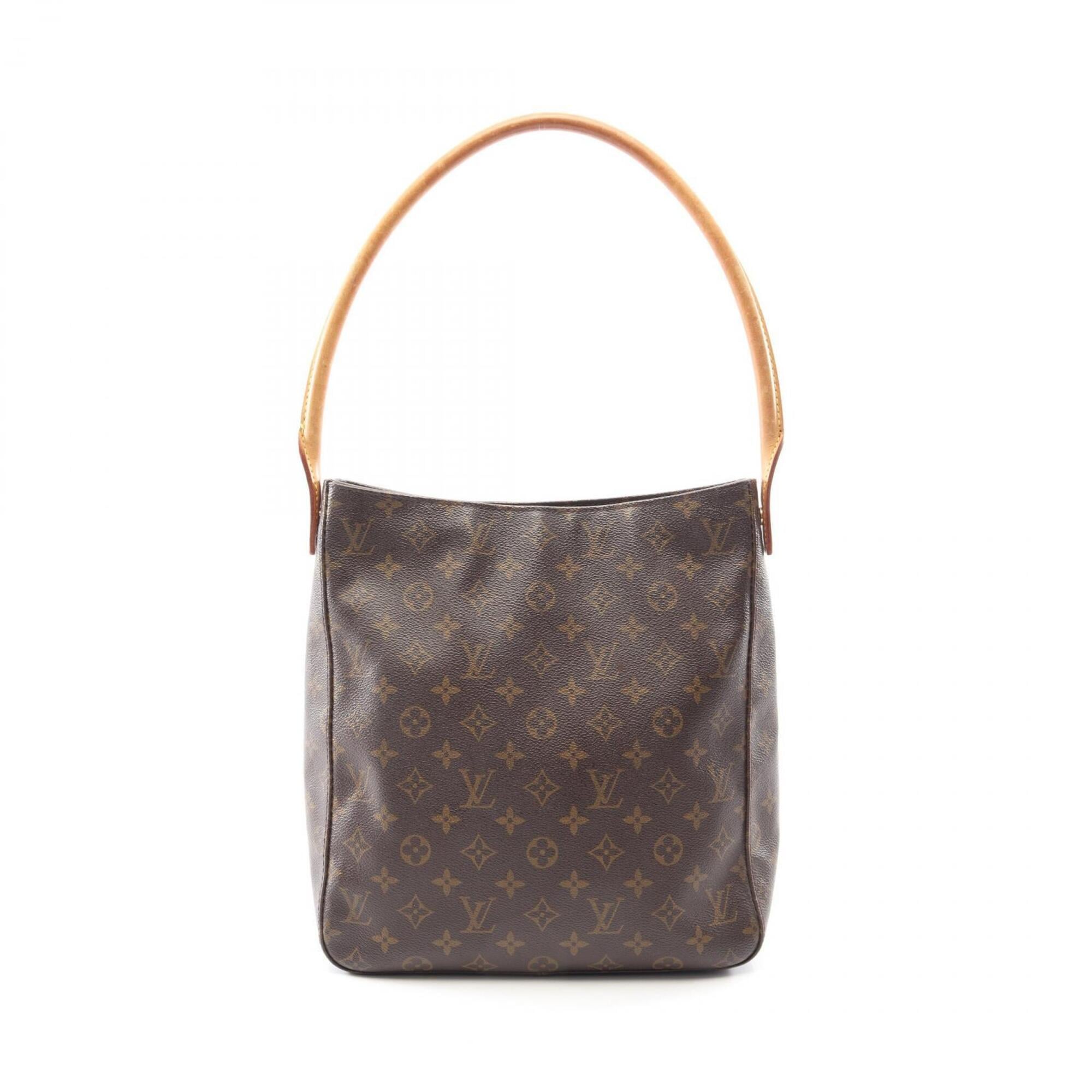 Louis Vuitton Brown Pvc Leather Handbag Shoulder Bag (Pre-Owned)