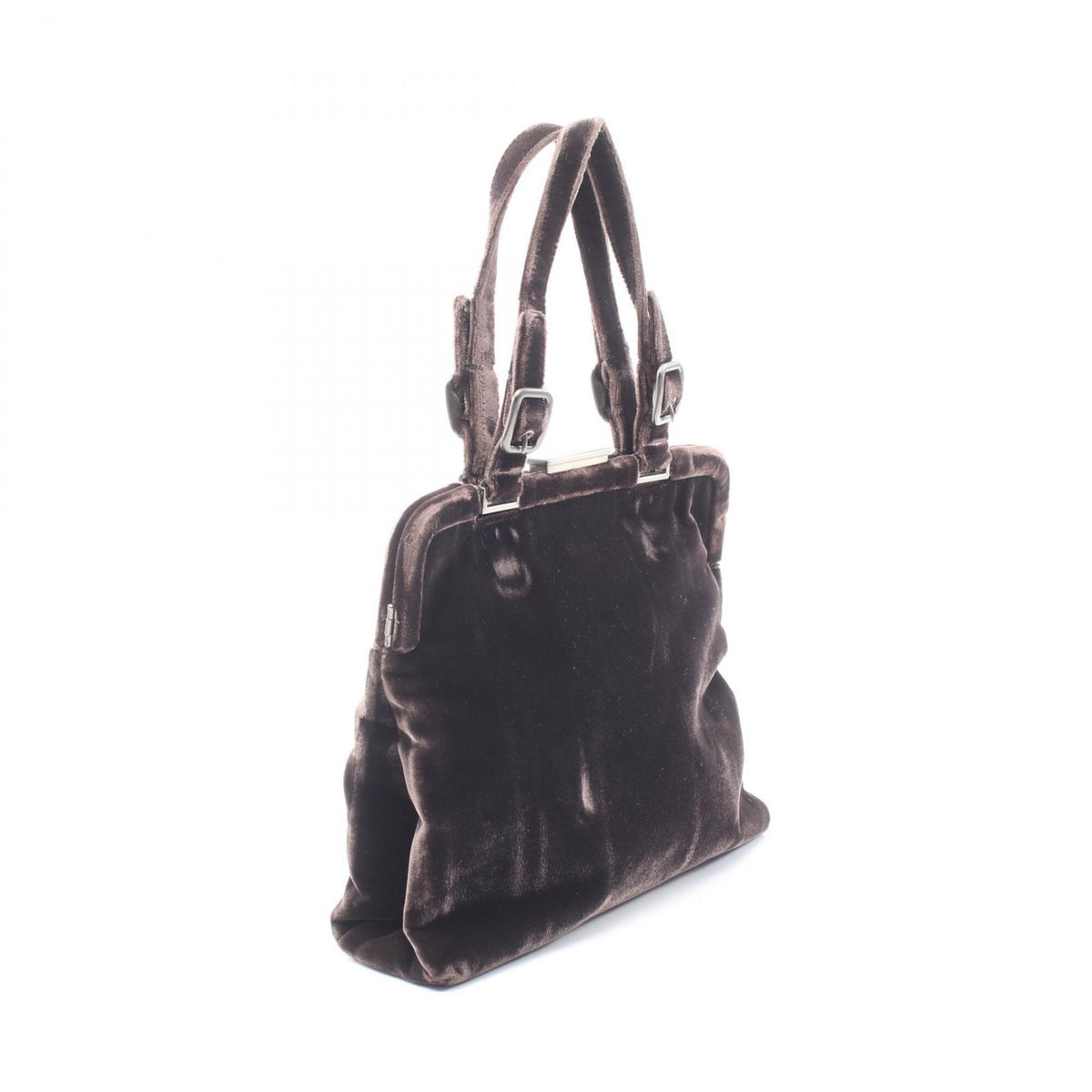 Prada Brown Fabric Handbag (Pre-Owned)