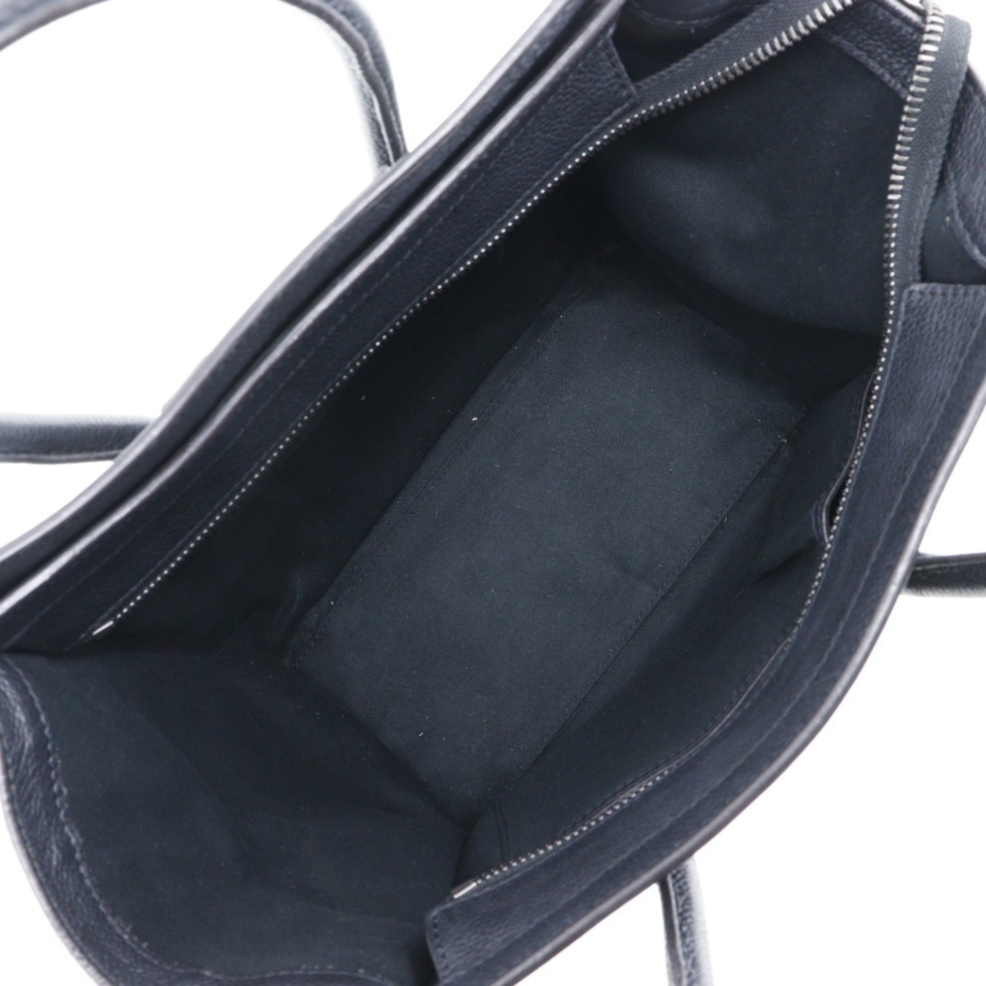 Celine Luggage Black Leather Handbag (Pre-Owned)