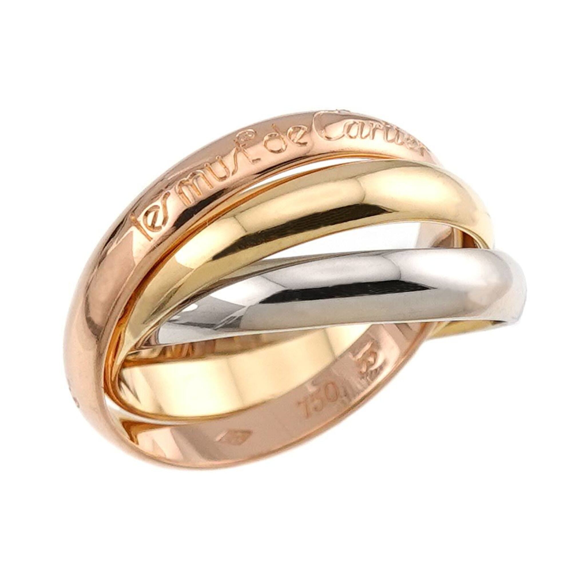 Cartier Yellow Gold (18K) Pink Gold (18K) White Gold (18K) Band Ring (Pre-Owned)