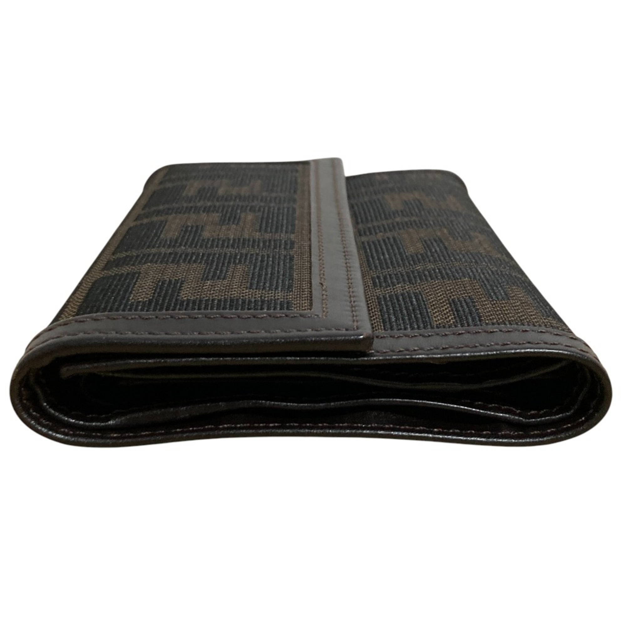 Fendi Brown Zucca Wallet (Tri-Fold) (Pre-Owned)