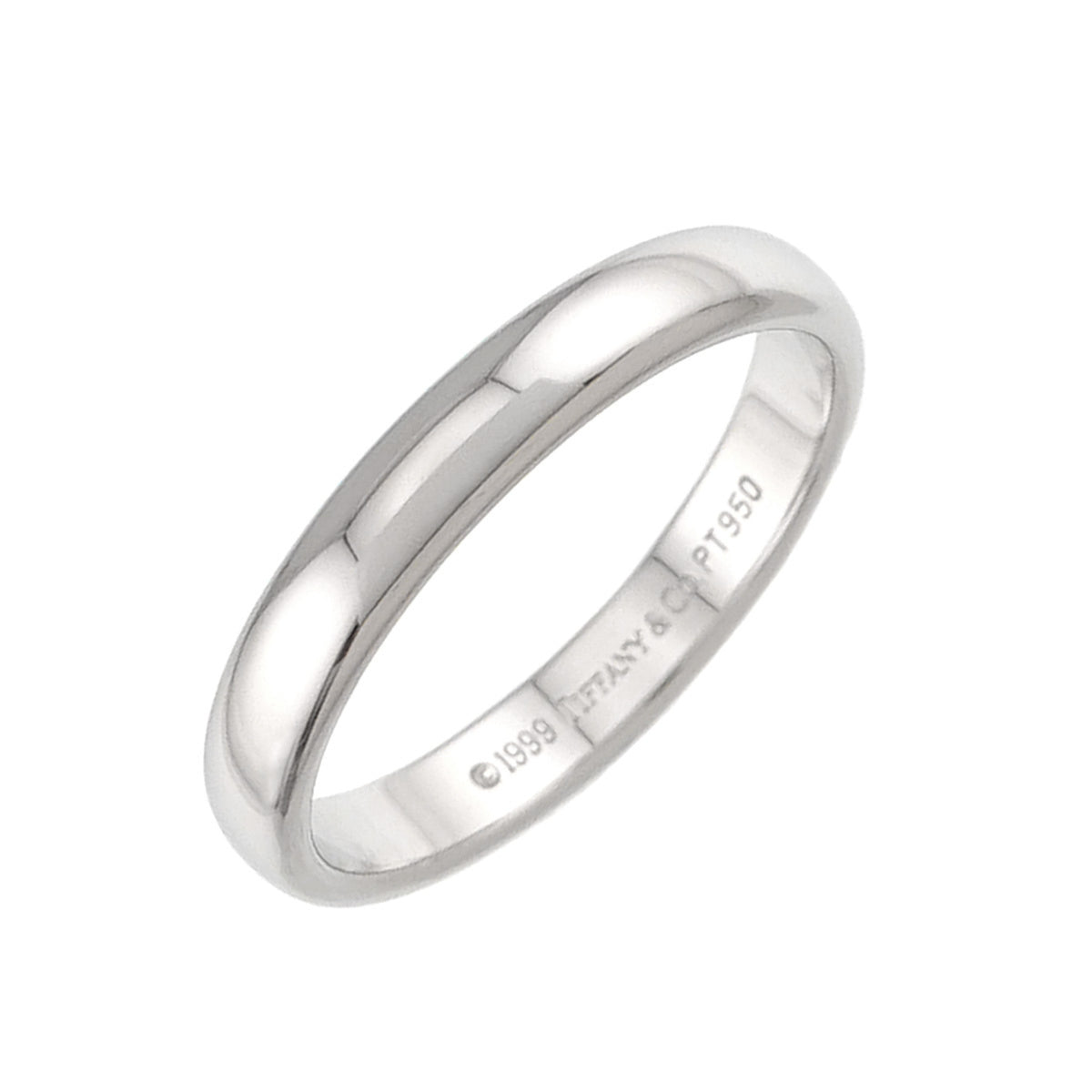 Tiffany Platinum 950 Band Ring (Pre-Owned)