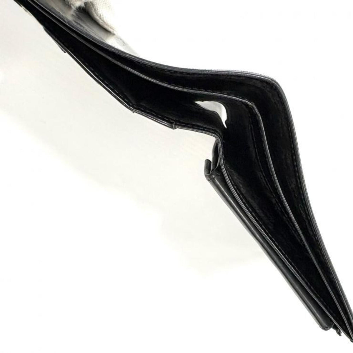 Cartier Black Leather Wallet (Bi-Fold) (Pre-Owned)