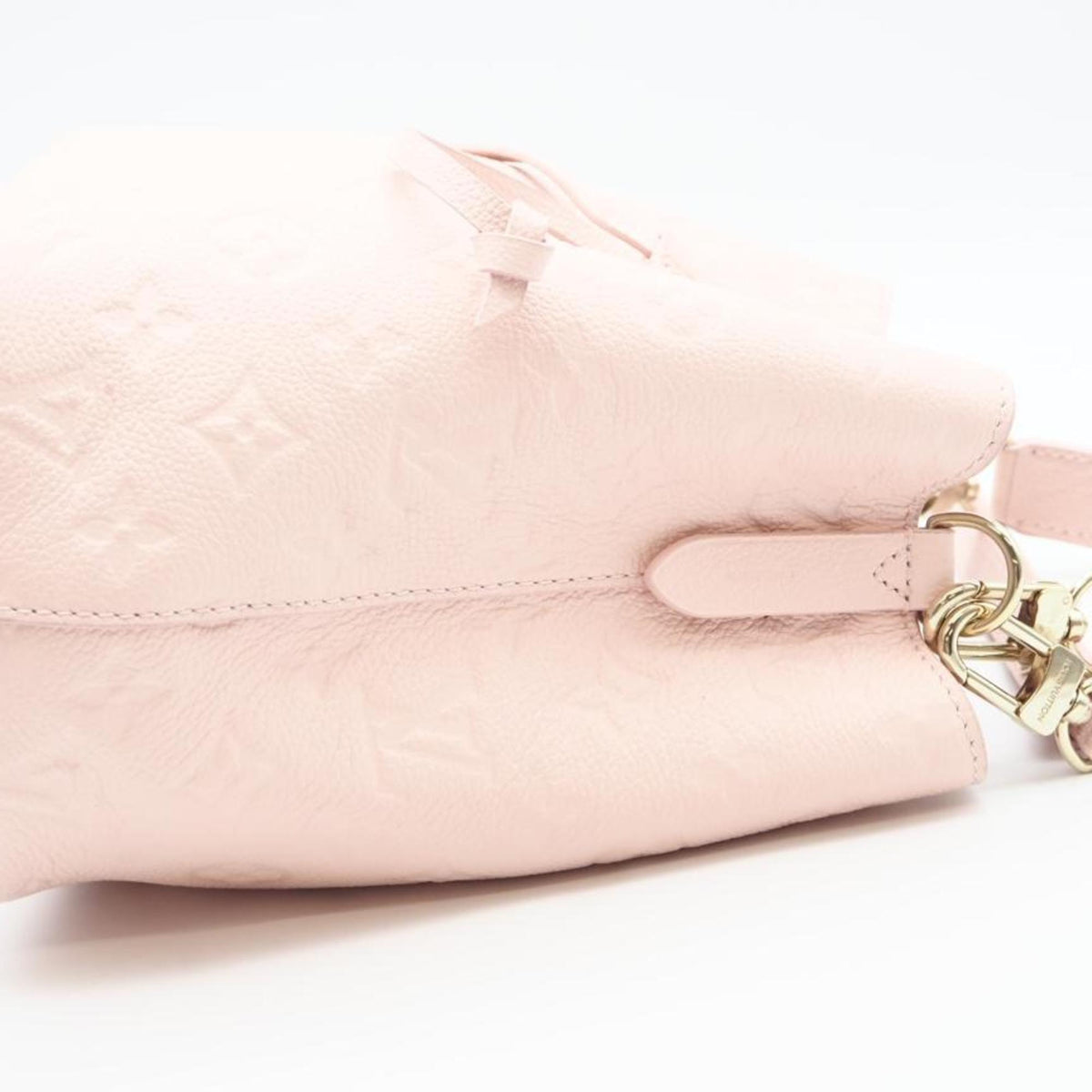 Louis Vuitton Opal Pink Leather Shoulder Bag (Pre-Owned)