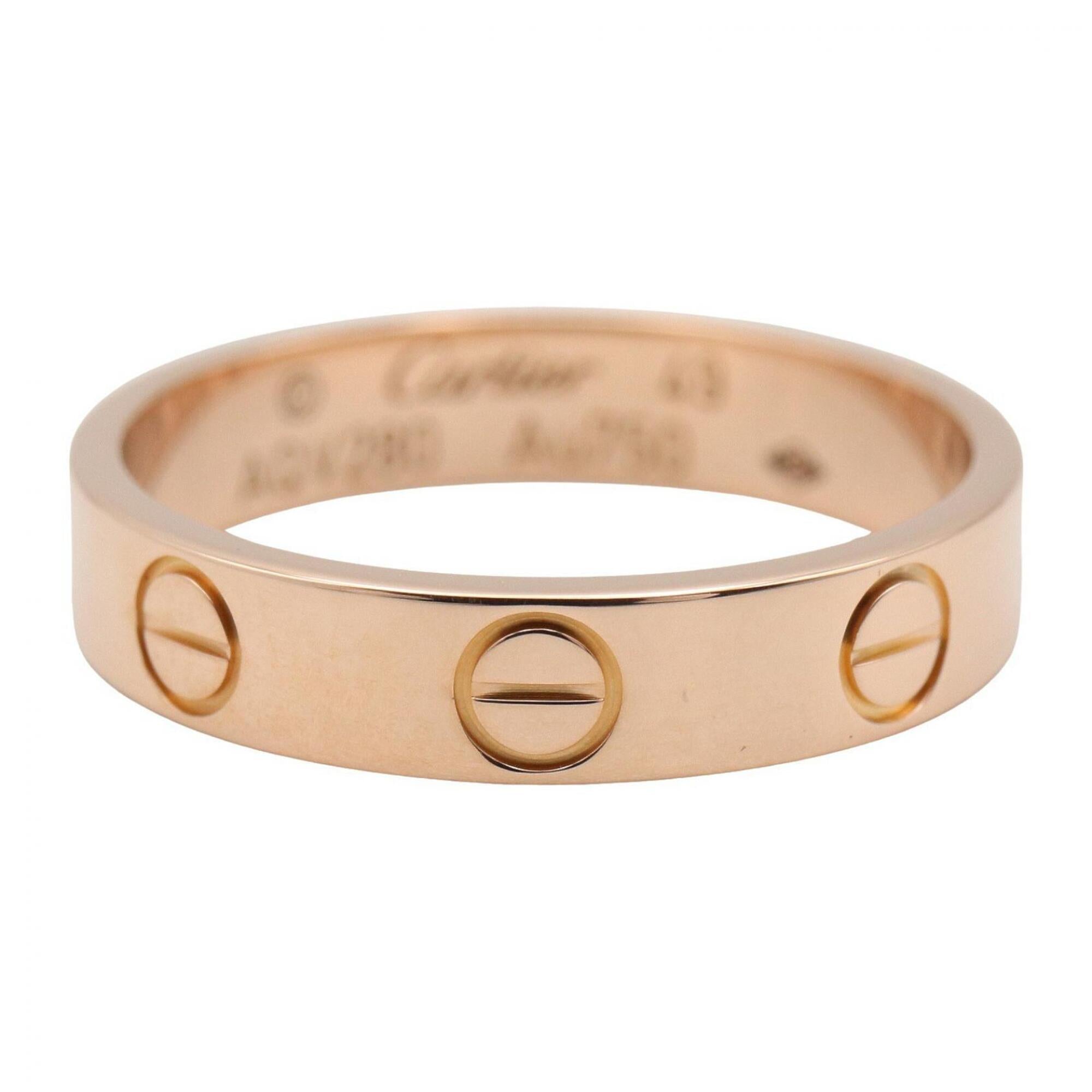 Cartier Gold Pink Gold (18K) Band Ring (Pre-Owned)