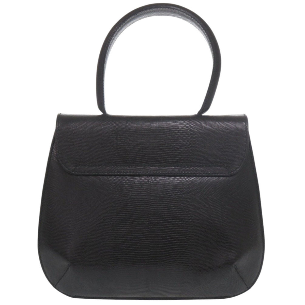 Salvatore Ferragamo Black Leather Handbag (Pre-Owned)