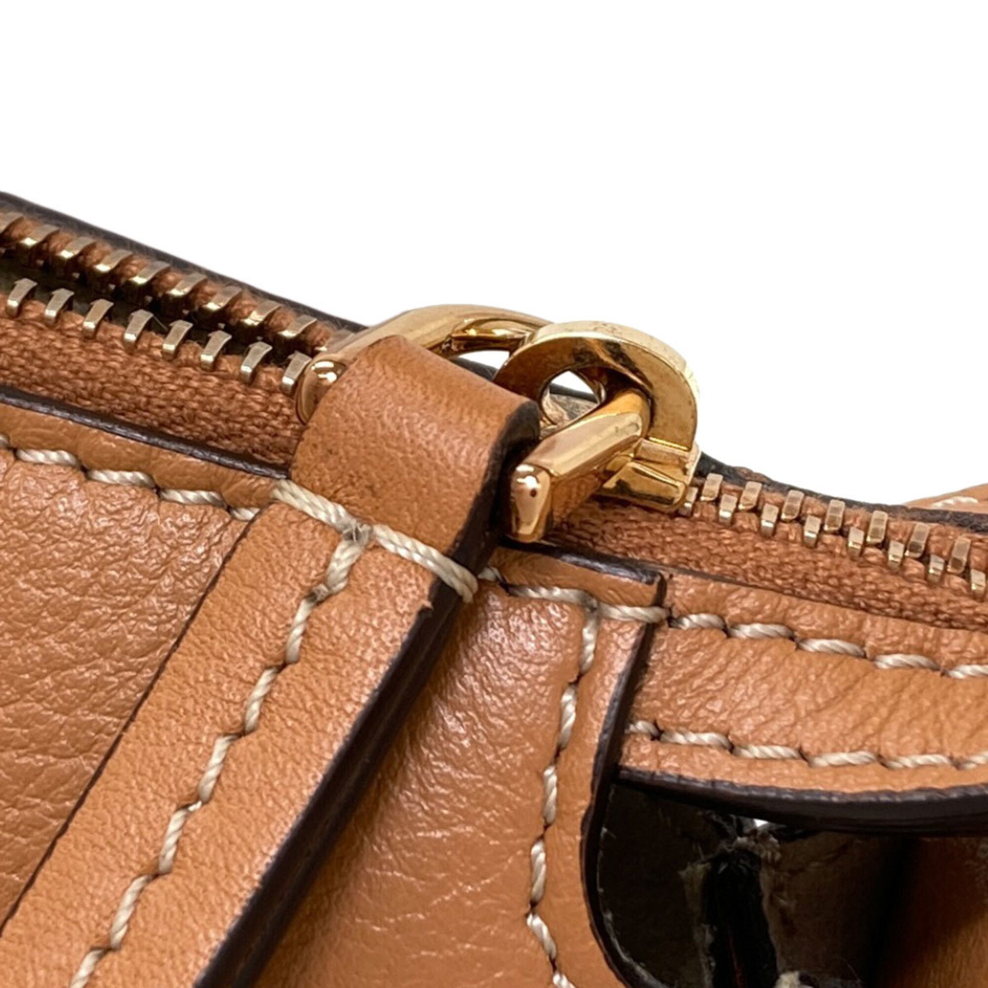 Tod's Brown Leather Handbag (Pre-Owned)