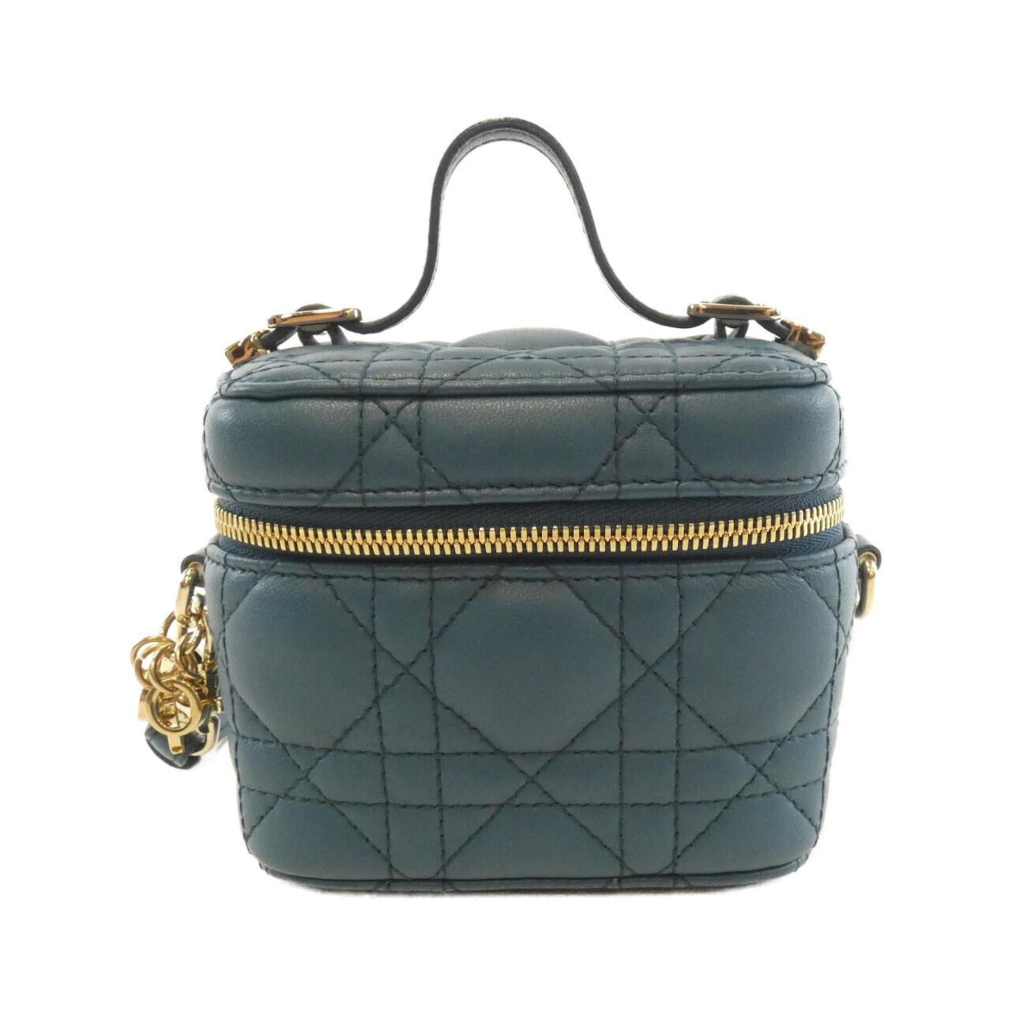 Christian Dior Blue Leather Handbag (Pre-Owned)