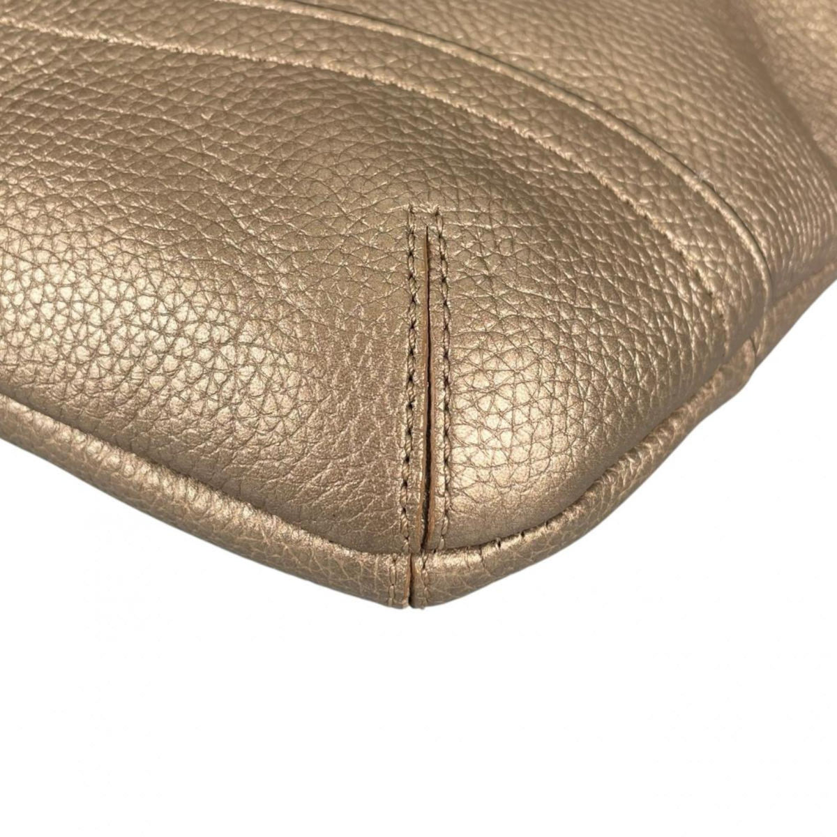 Coach Gold Leather Shoulder Bag (Pre-Owned)