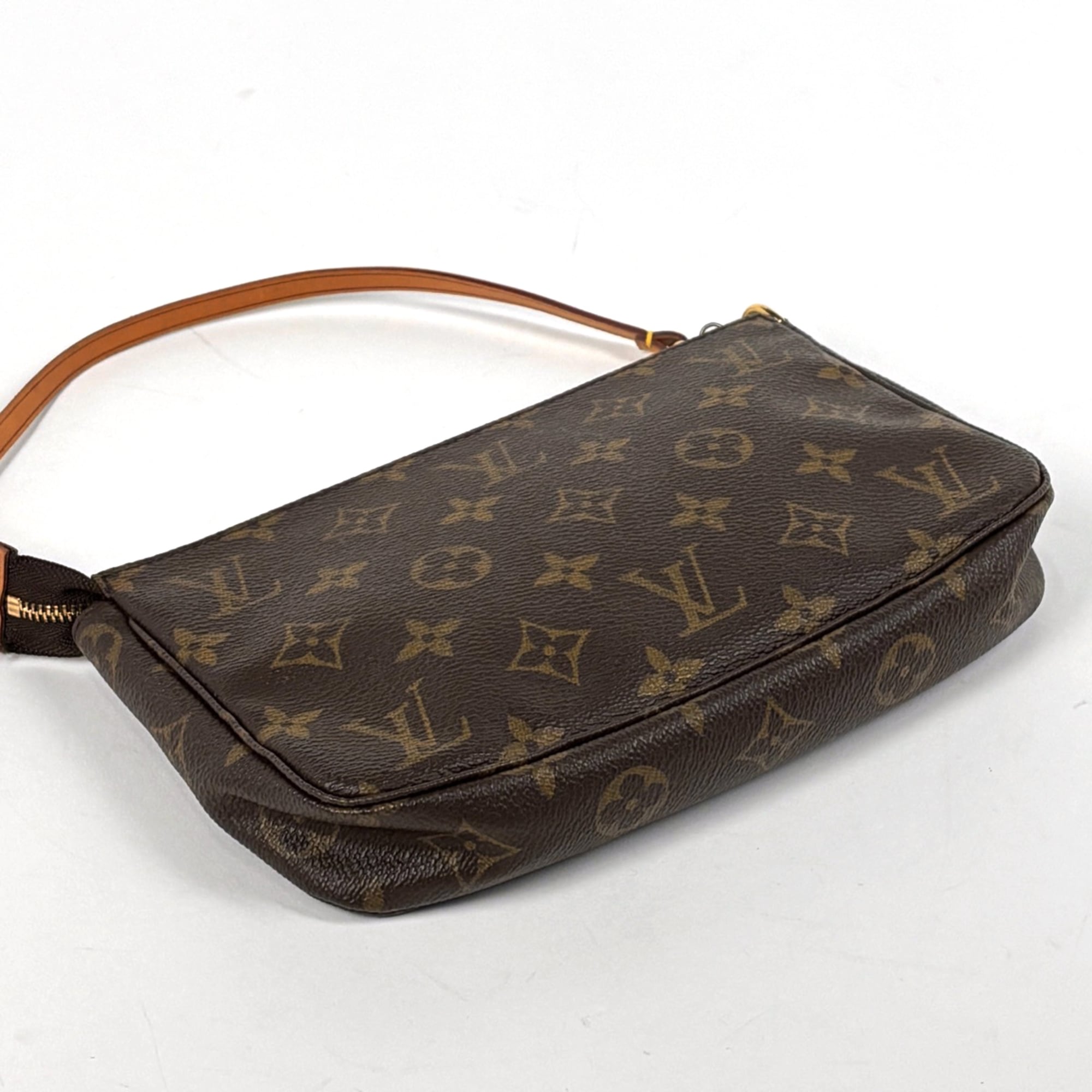 Louis Vuitton Monogram Brown Monogram Pochette Pouch (Pre-Owned)