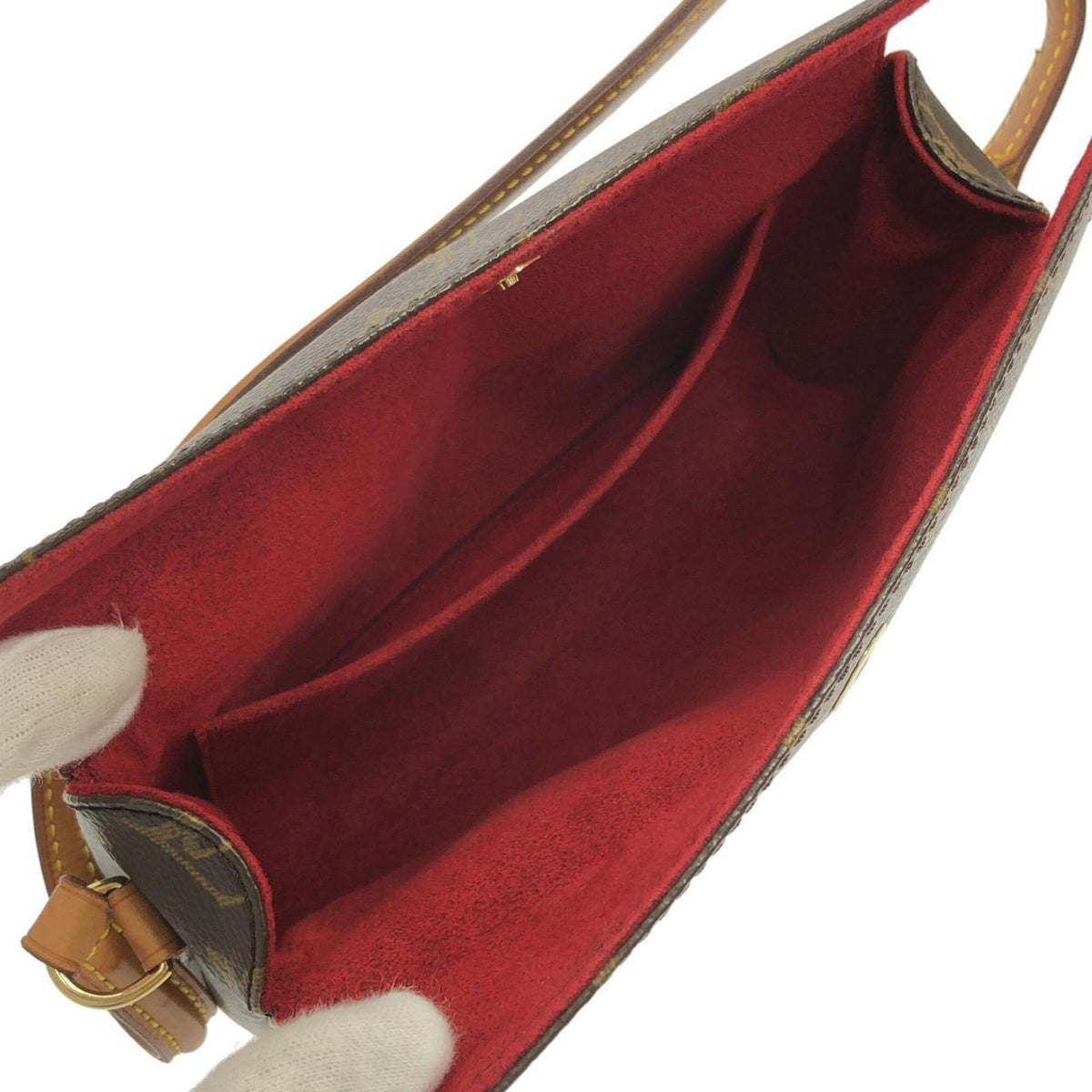 Louis Vuitton Marron Monogram Coated Canvas Handbag (Pre-Owned)