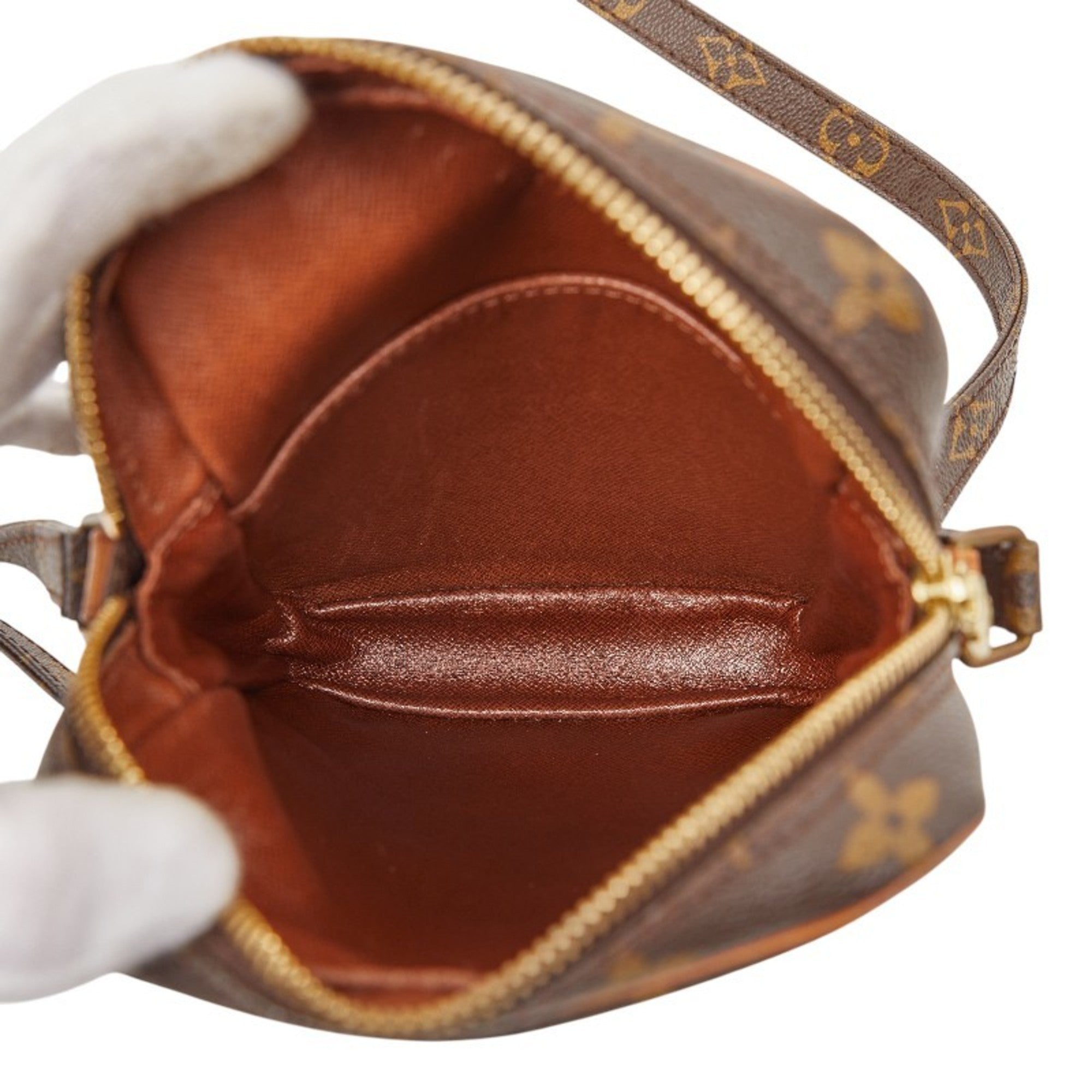 Louis Vuitton Brown Pvc Leather Shoulder Bag (Pre-Owned)