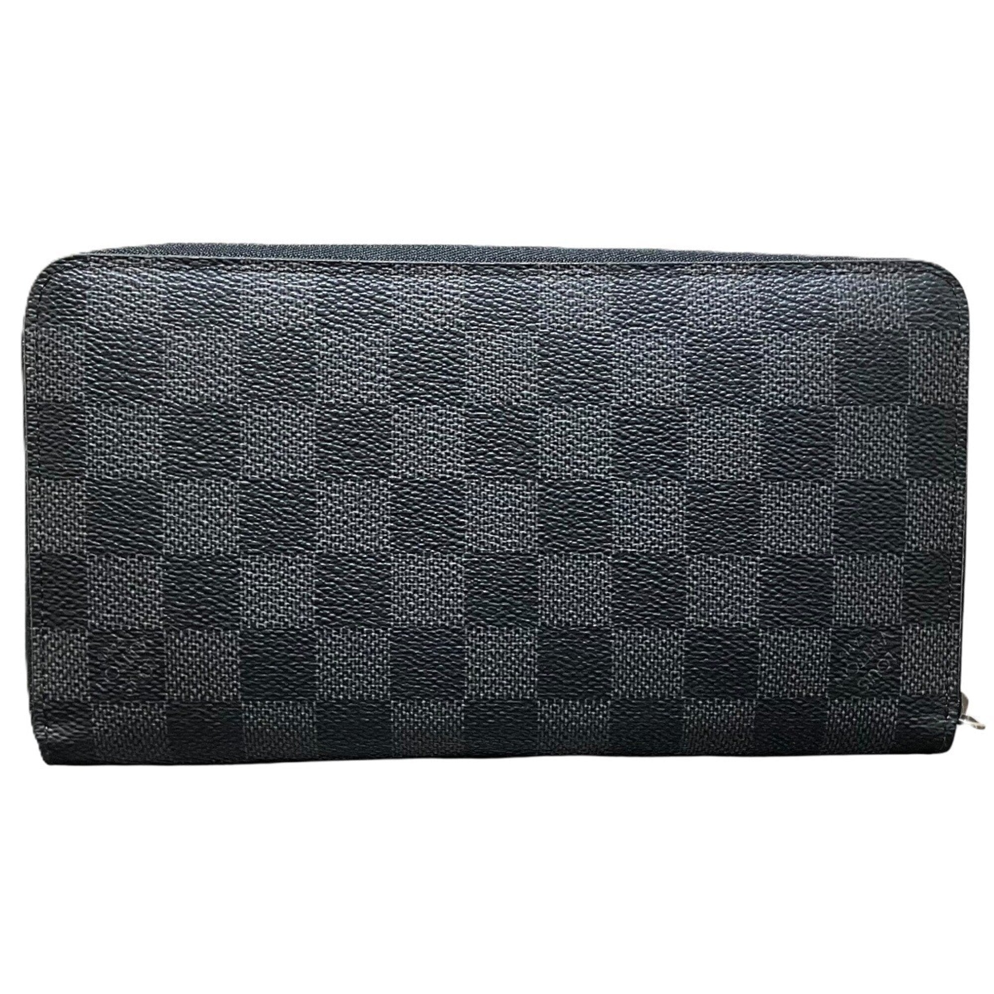 Louis Vuitton Black Damier Graphite Coin Purse/Coin Case (Pre-Owned)