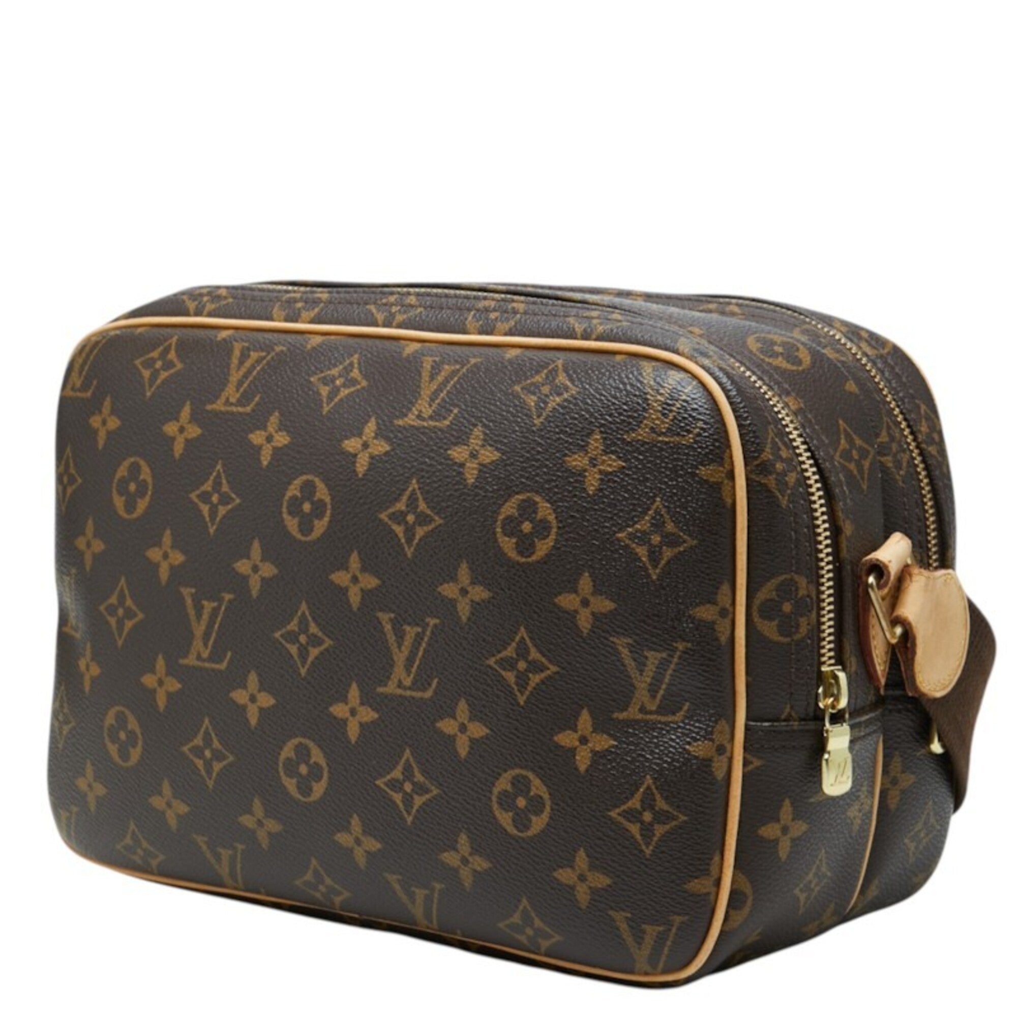 Louis Vuitton Brown Pvc Leather Shoulder Bag (Pre-Owned)