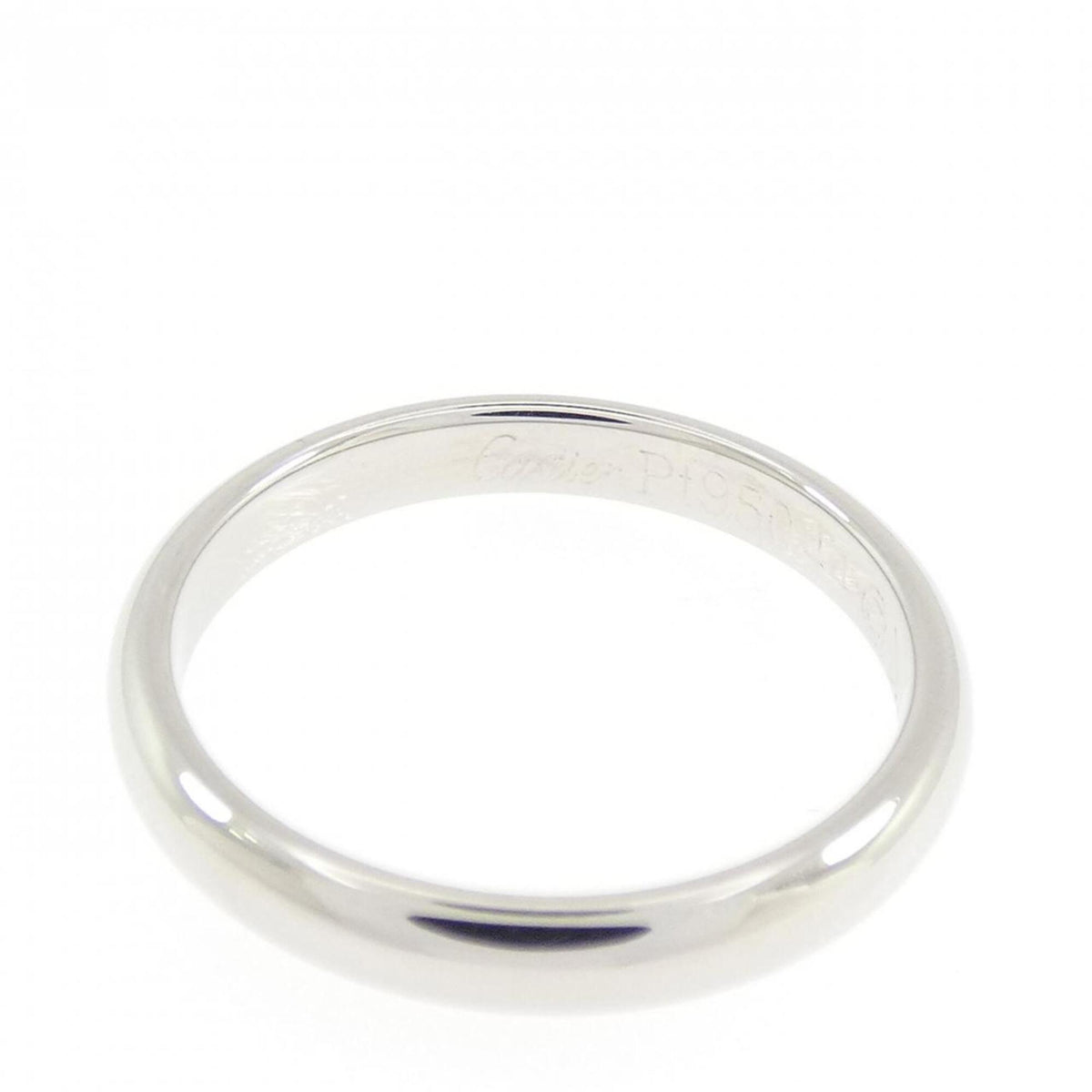 Cartier Platinum 950 Band Ring (Pre-Owned)