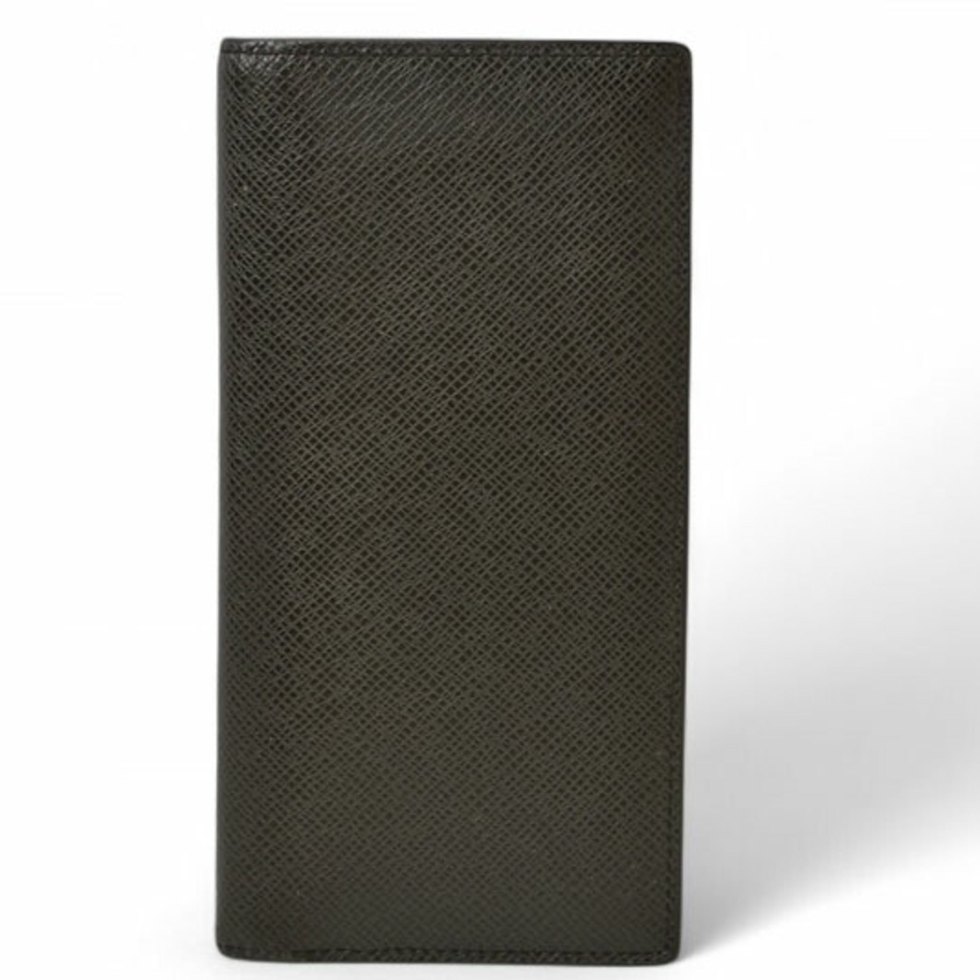 Louis Vuitton Ardoise Navy Leather Long Wallet (Bi-Fold) (Pre-Owned)