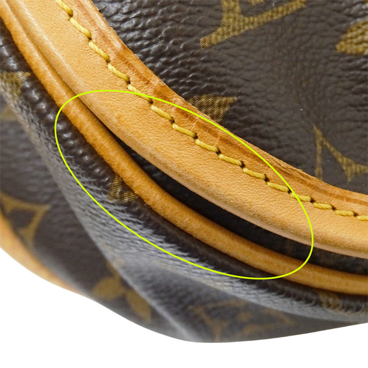 Louis Vuitton Brown Monogram Canvas Shoulder Bag (Pre-Owned)