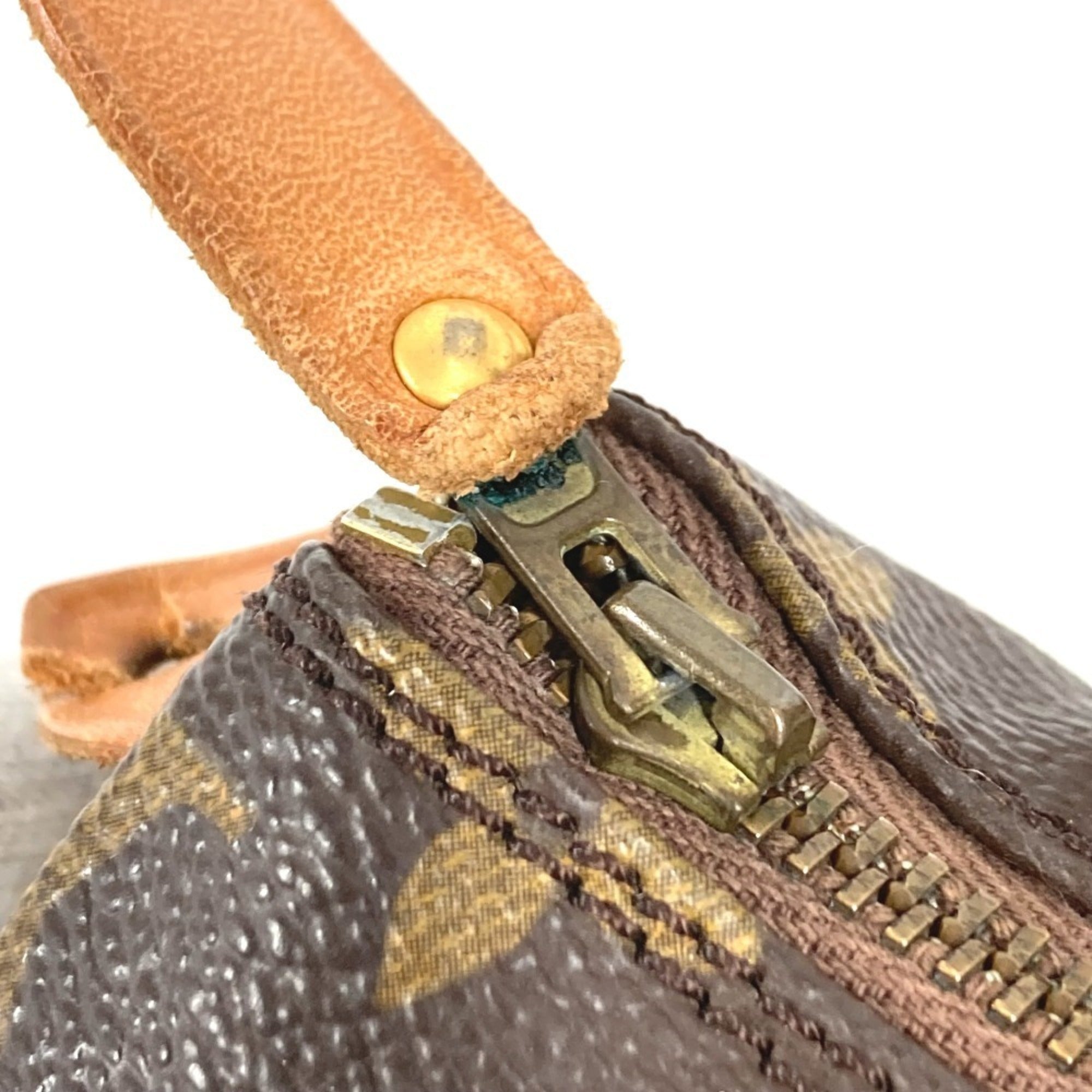 Louis Vuitton Brown Monogram Canvas Monogram Handbag Pouch (Pre-Owned)