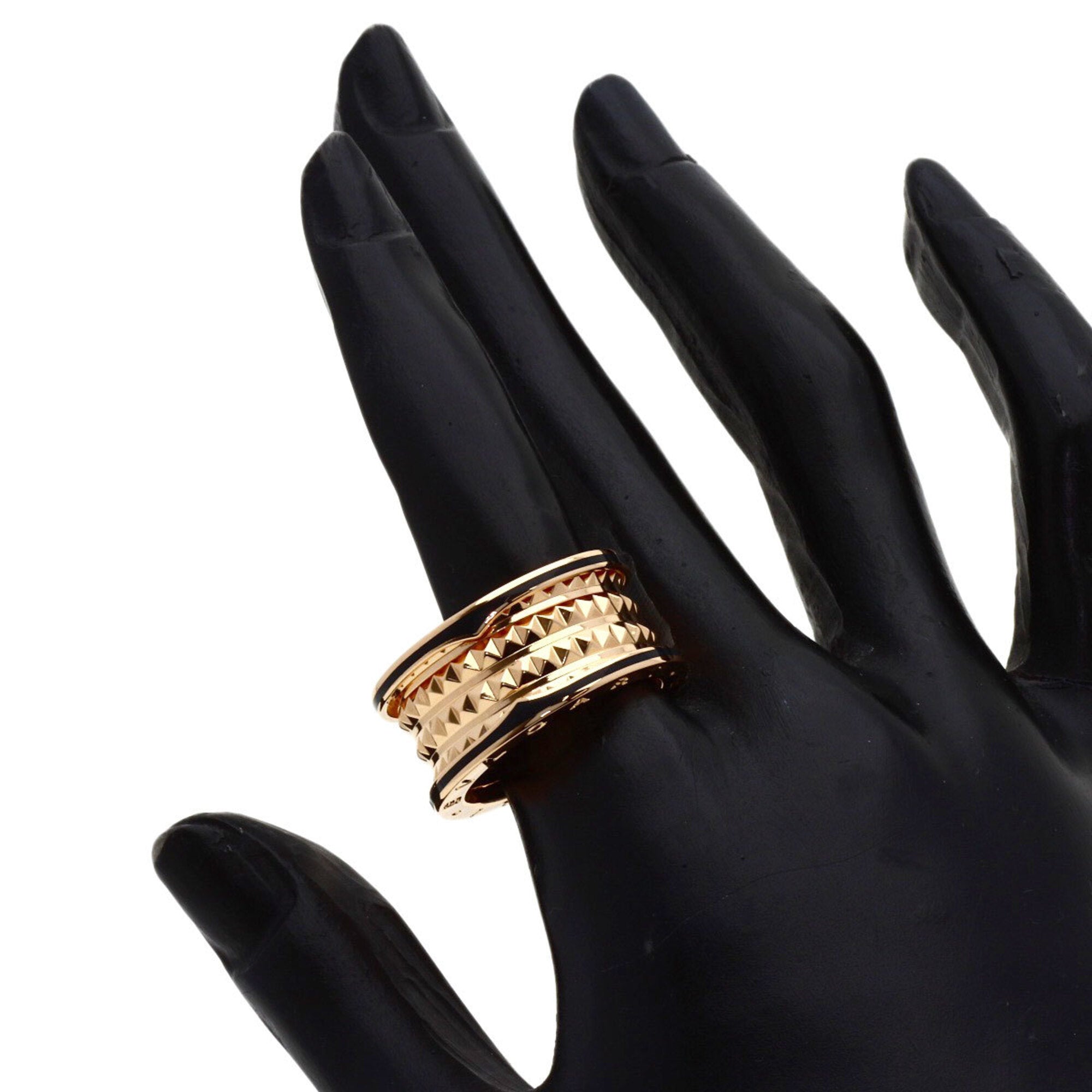 Bvlgari B.Zero1 Pink Gold (18K) Ceramic Band Ring (Pre-Owned)