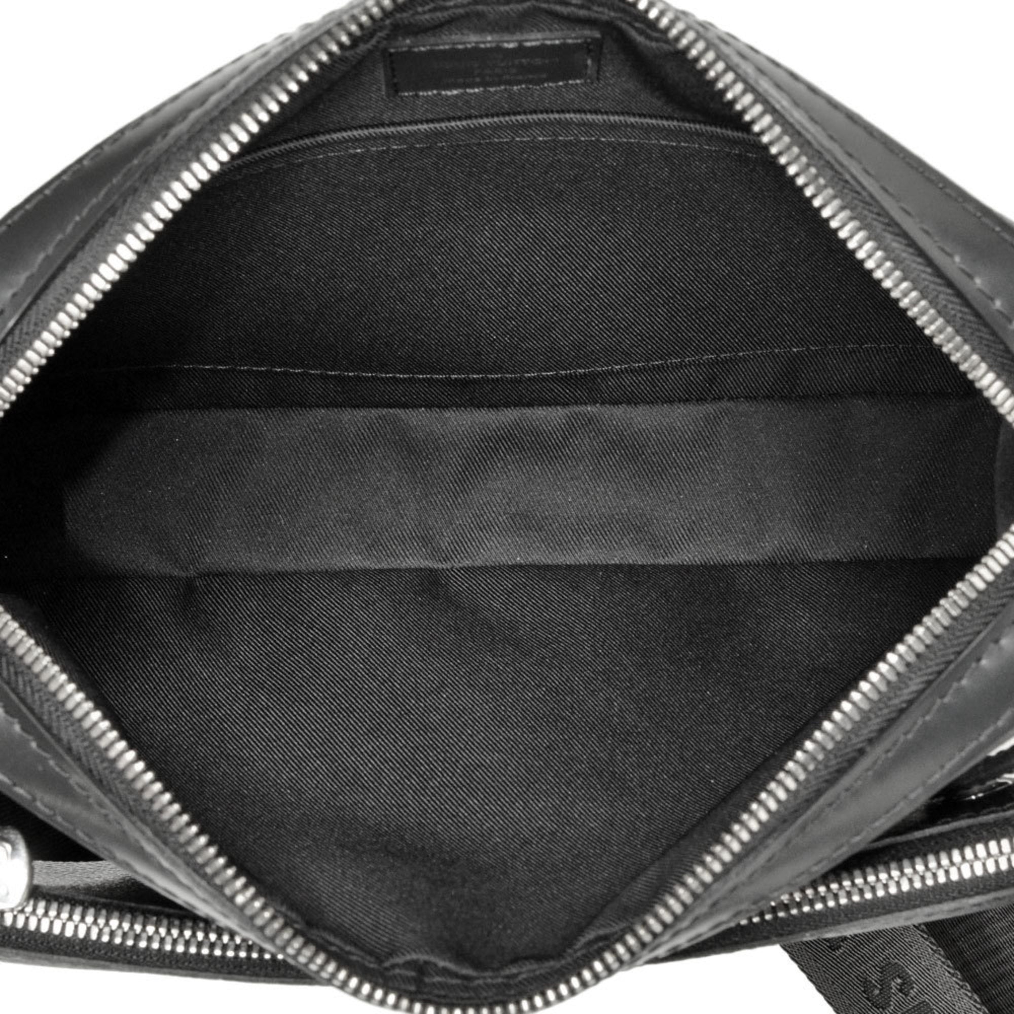 Louis Vuitton Black Damier Graphite Damier Graphite Shoulder Bag (Pre-Owned)
