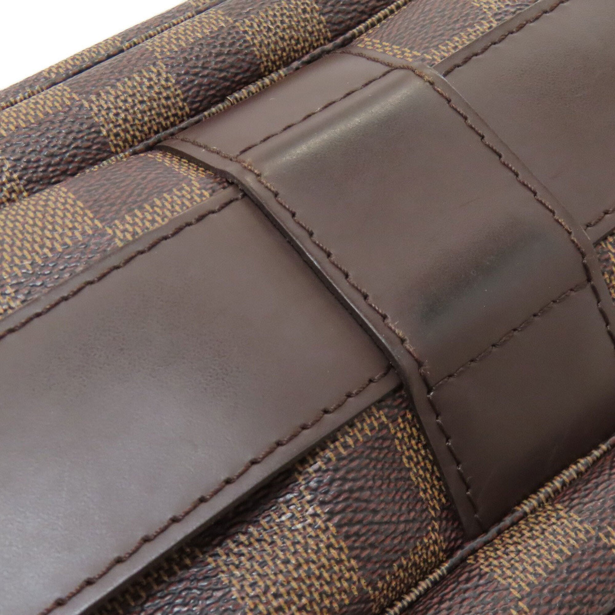 Louis Vuitton Damier Canvas Ebene Damier Canvas Shoulder Bag (Pre-Owned)