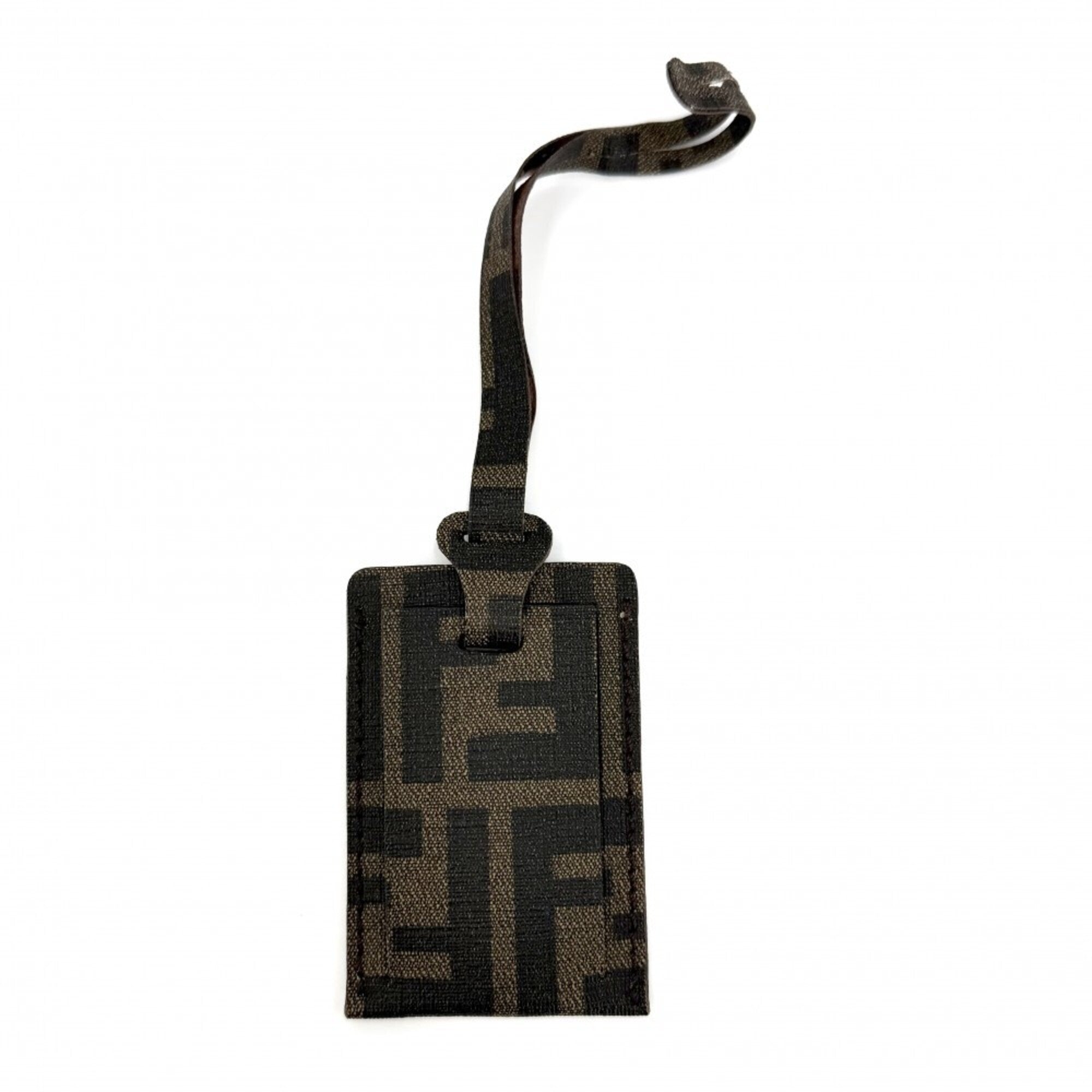 Fendi Brown Coated Canvas Shoulder Bag (Pre-Owned)