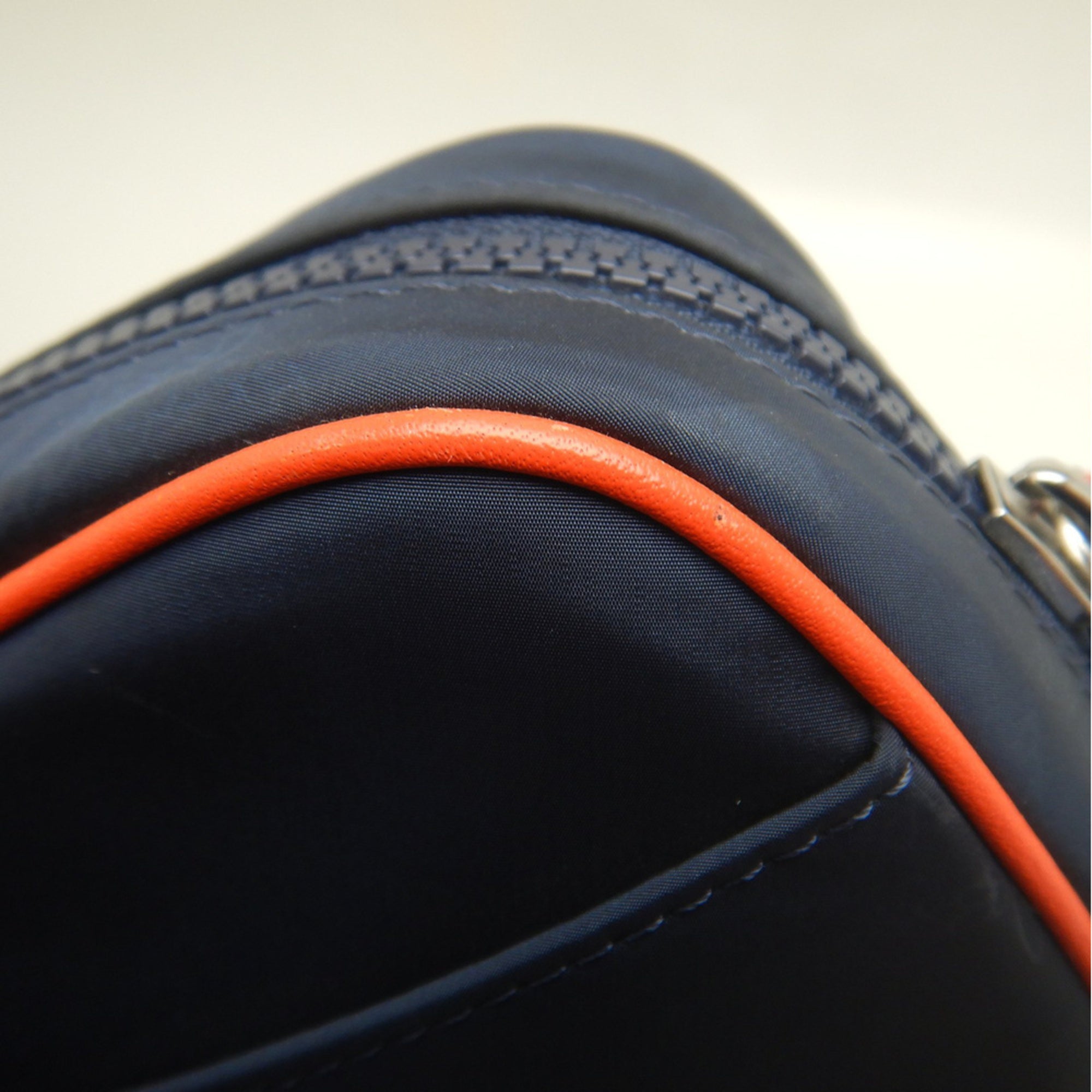 Mcm Navy Nylon Crossbody Bag Shoulder Bag (Pre-Owned)