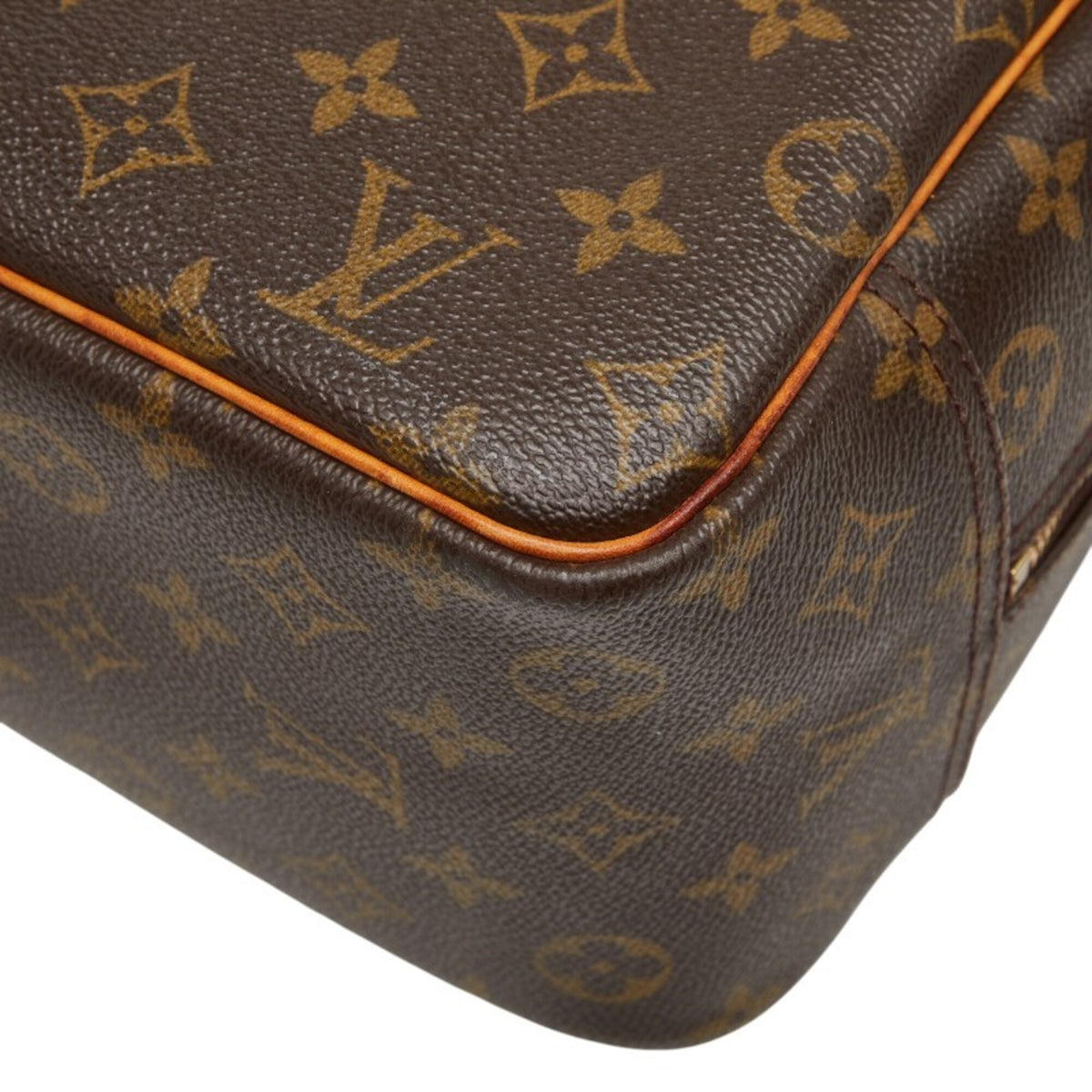 Louis Vuitton Brown Pvc Leather Handbag (Pre-Owned)