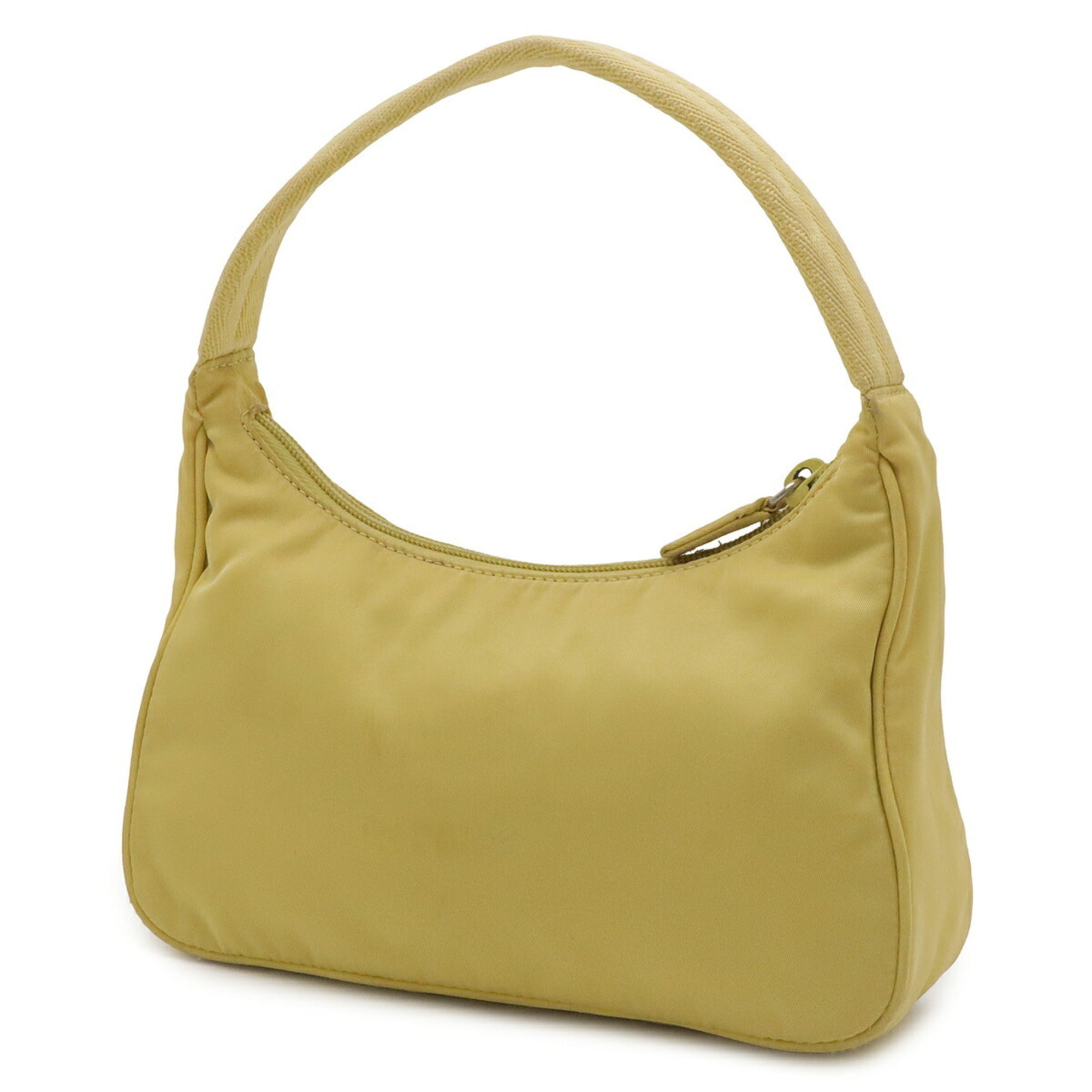 Prada Yellow Nylon Handbag Pouch (Pre-Owned)