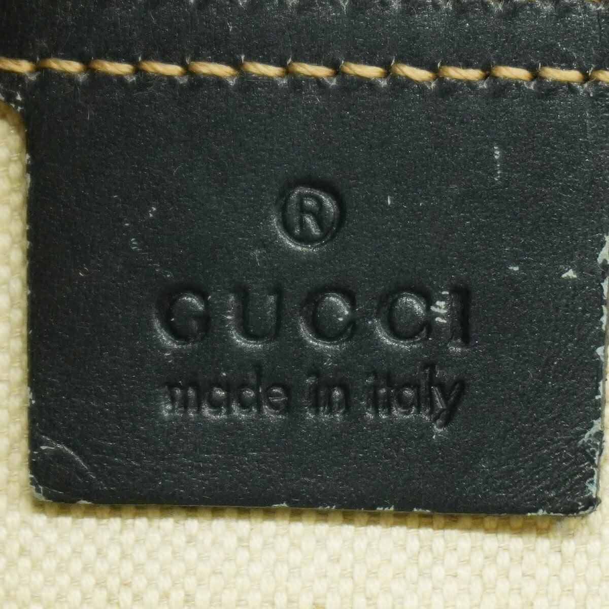 Gucci Navy Pvc Tote Bag (Pre-Owned)