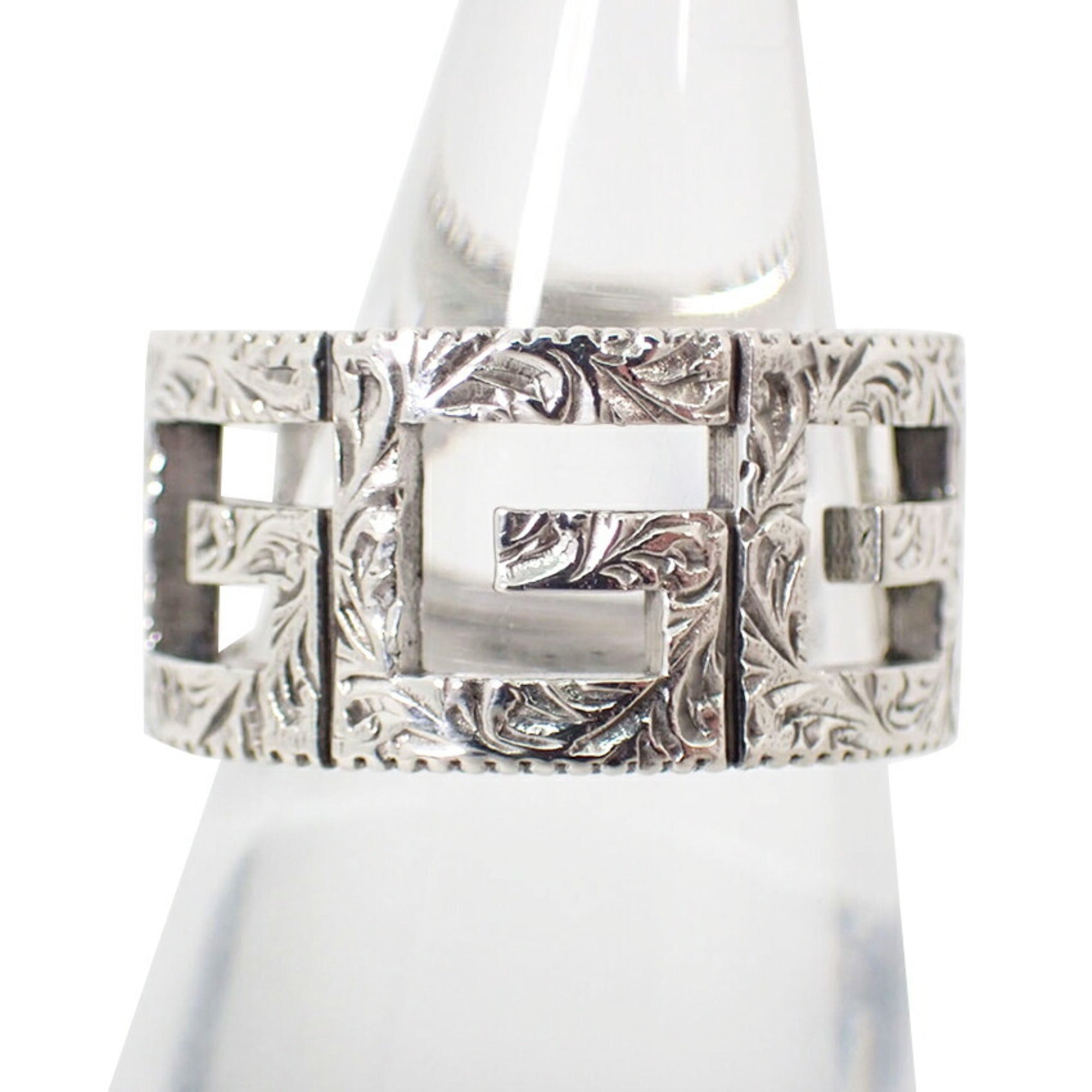 Gucci Silver Sterling Silver 925 Band Ring (Pre-Owned)