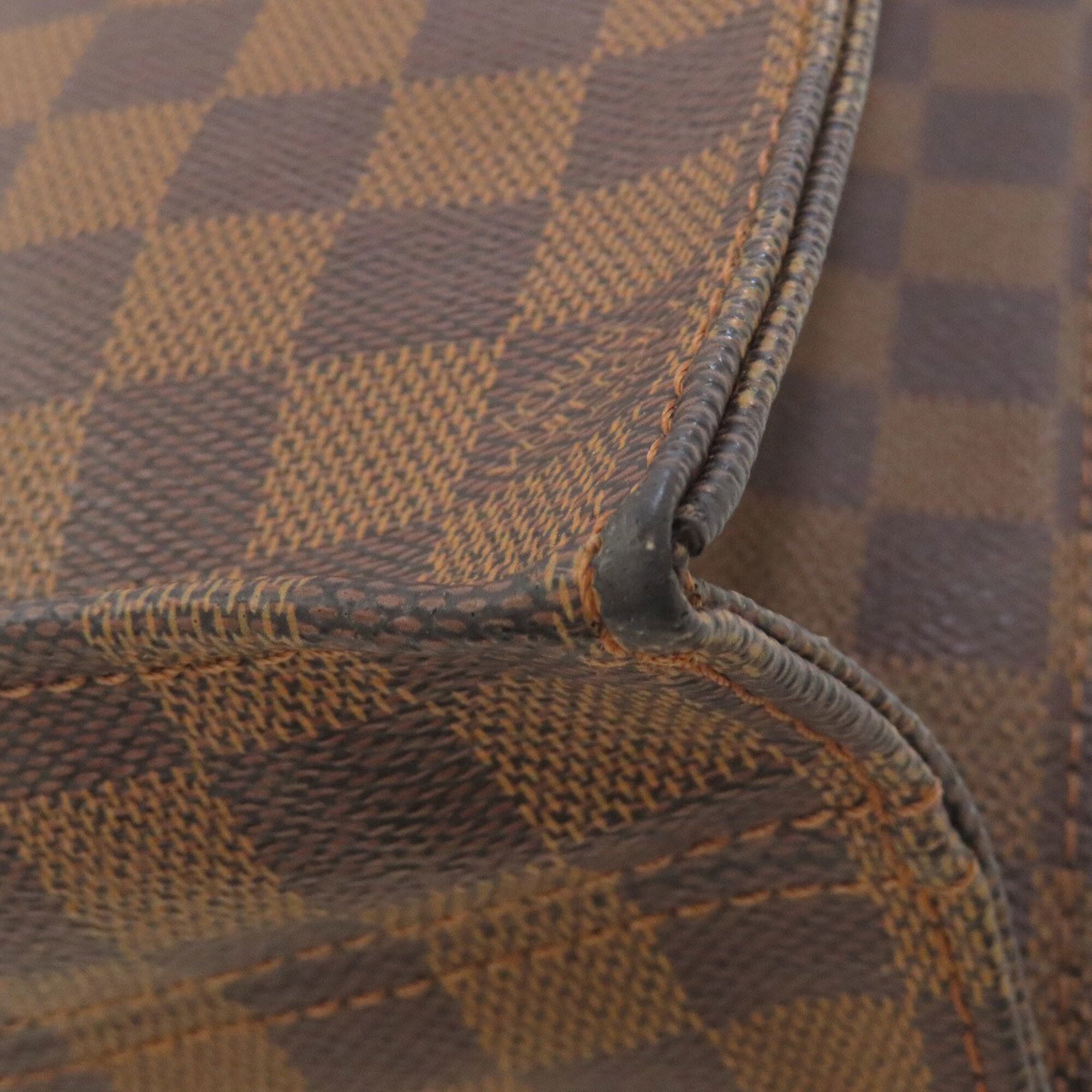 Louis Vuitton Damier Canvas Ebene Damier Canvas Tote Bag (Pre-Owned)