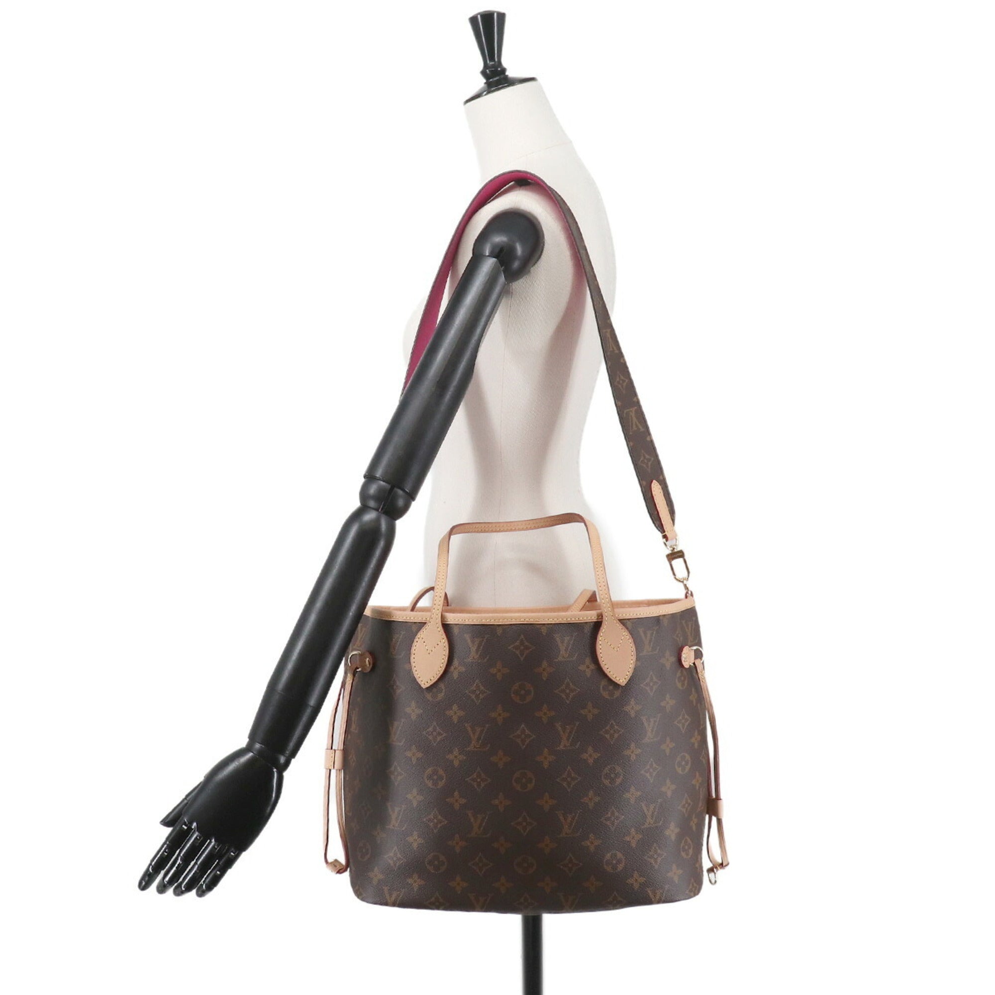 Louis Vuitton Monogram Pink Monogram Handbag Tote Bag (Pre-Owned)