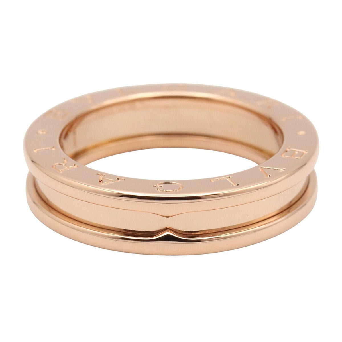 Bvlgari Gold Pink Gold (18K) Band Ring (Pre-Owned)