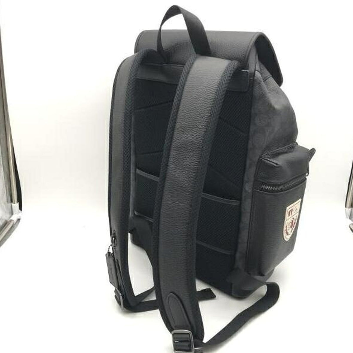 Coach Black Blue Signature Line Backpack (Pre-Owned)