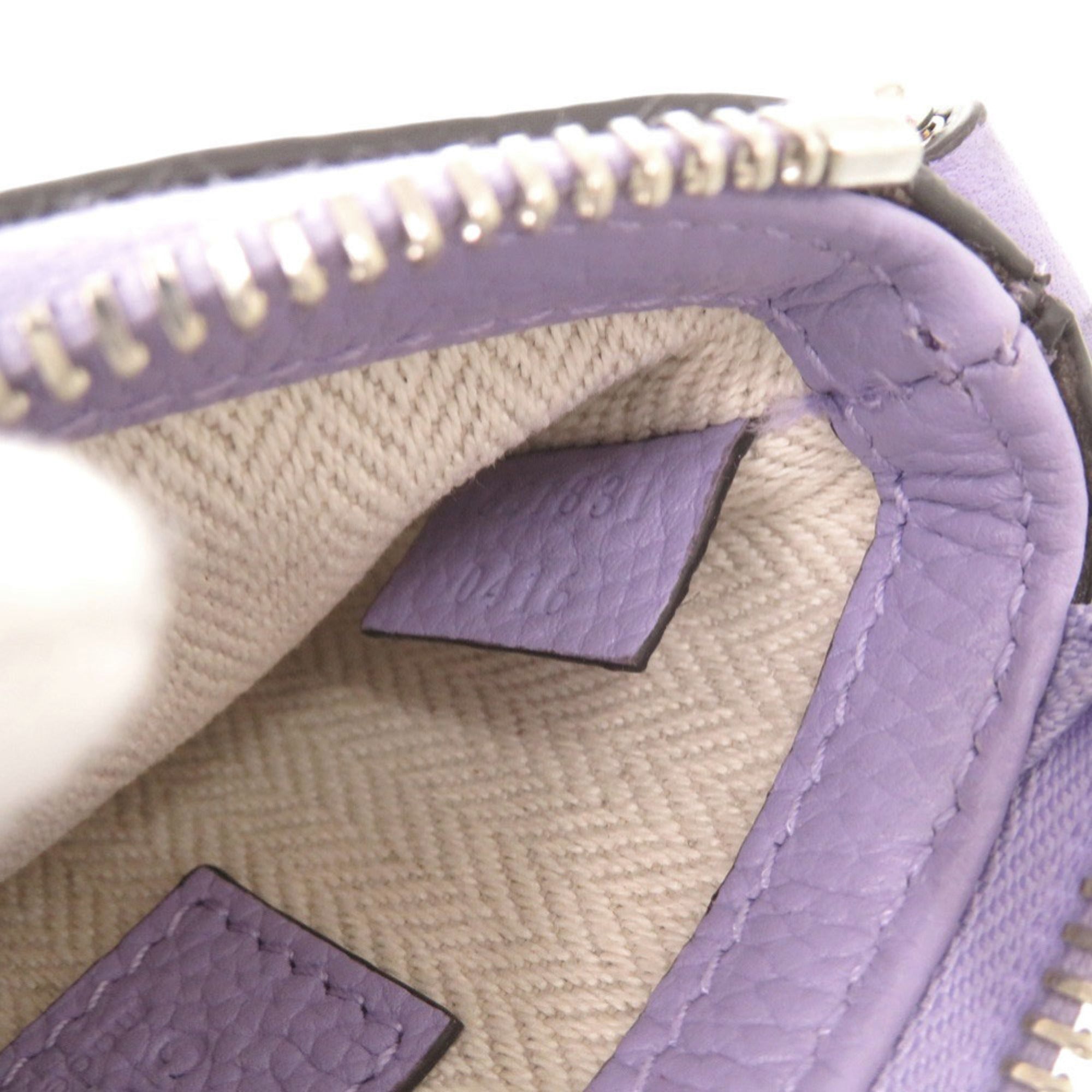 Gucci Purple Leather Shoulder Bag (Pre-Owned)