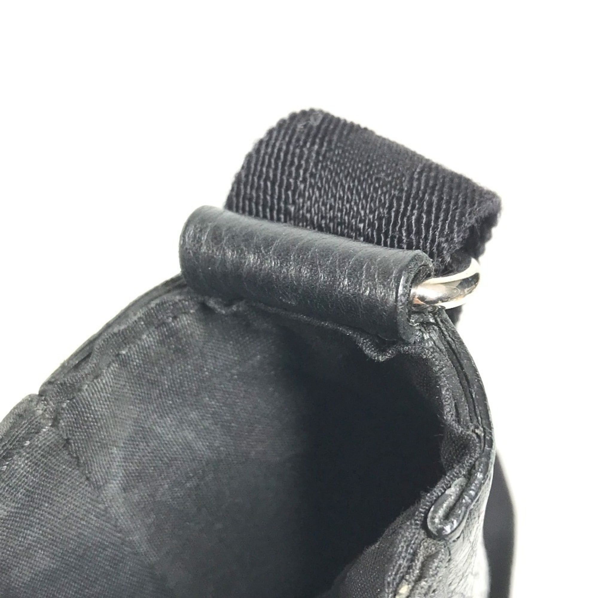 Gucci Black Nylon Leather Shoulder Bag (Pre-Owned)