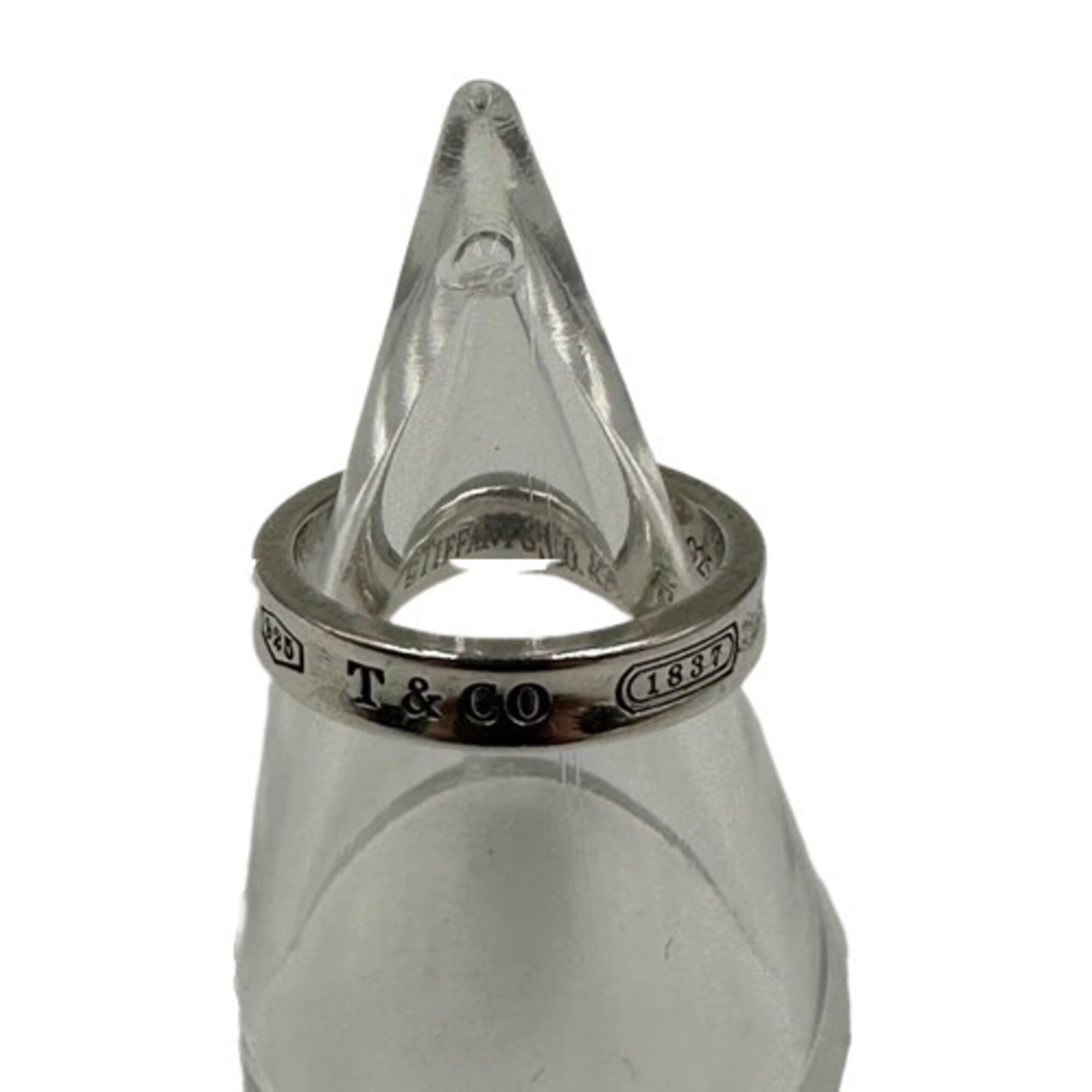 Tiffany Silver Silver 925 Band Ring (Pre-Owned)