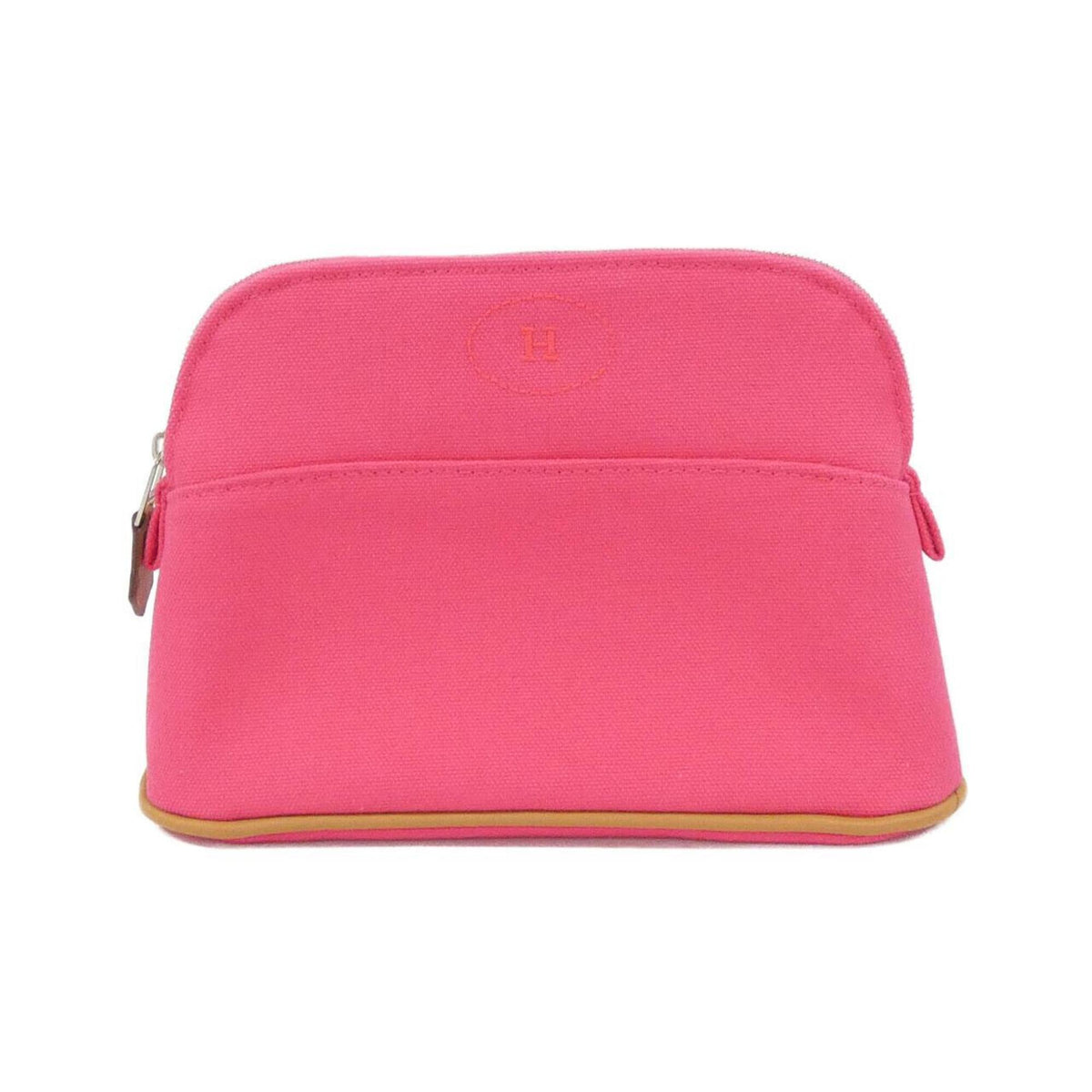 Hermes Pink Canvas Handbag Pouch (Pre-Owned)
