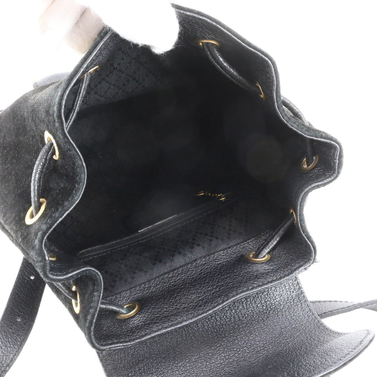 Gucci Black Leather Backpack (Pre-Owned)