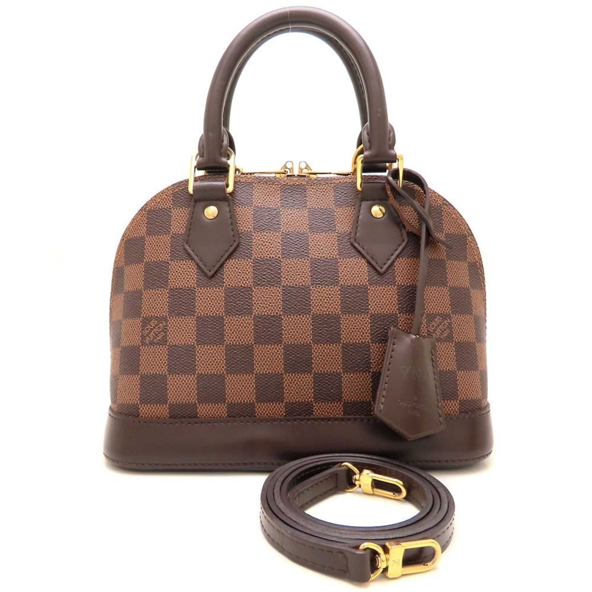 Louis Vuitton Damier Ebene Damier Canvas Handbag (Pre-Owned)