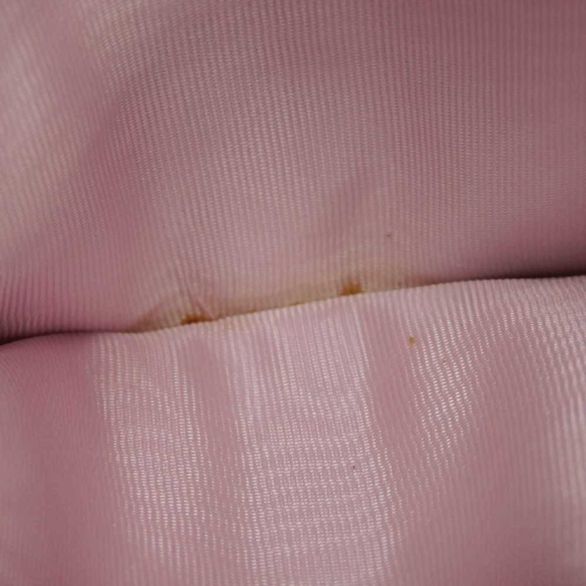 Miu Miu Pink White Leather Wallet (Bi-Fold) (Pre-Owned)
