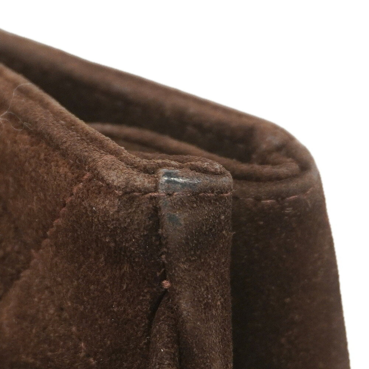 Chanel Brown Suede Shoulder Bag (Pre-Owned)