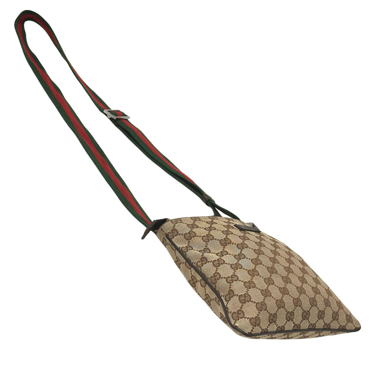 Gucci Brown Gg Canvas Handbag Shoulder Bag (Pre-Owned)
