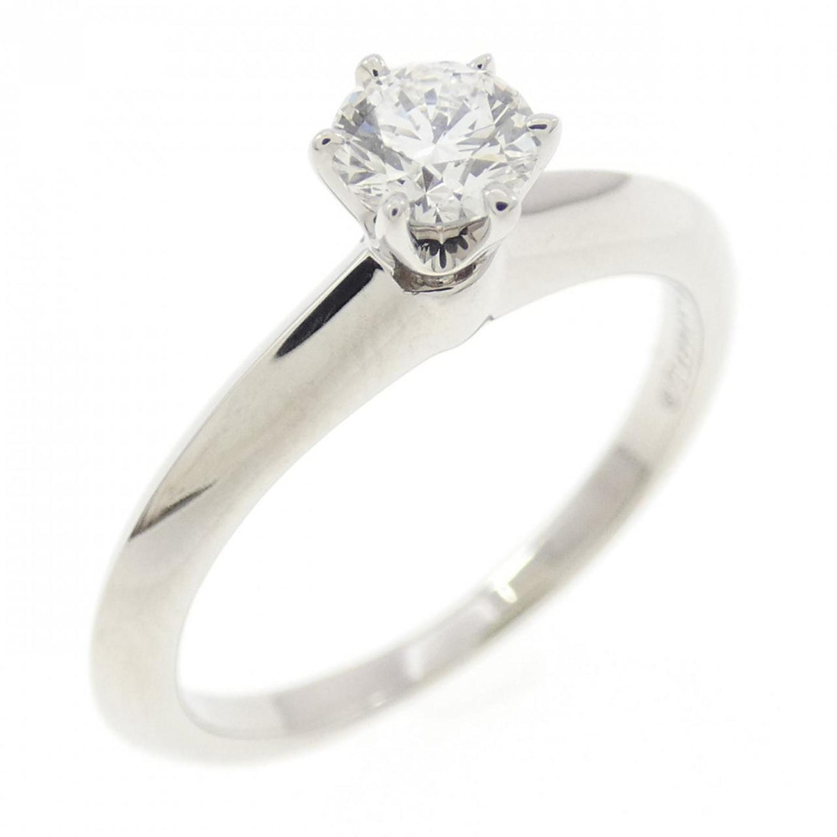 Tiffany Platinum 950 Band Ring (Pre-Owned)